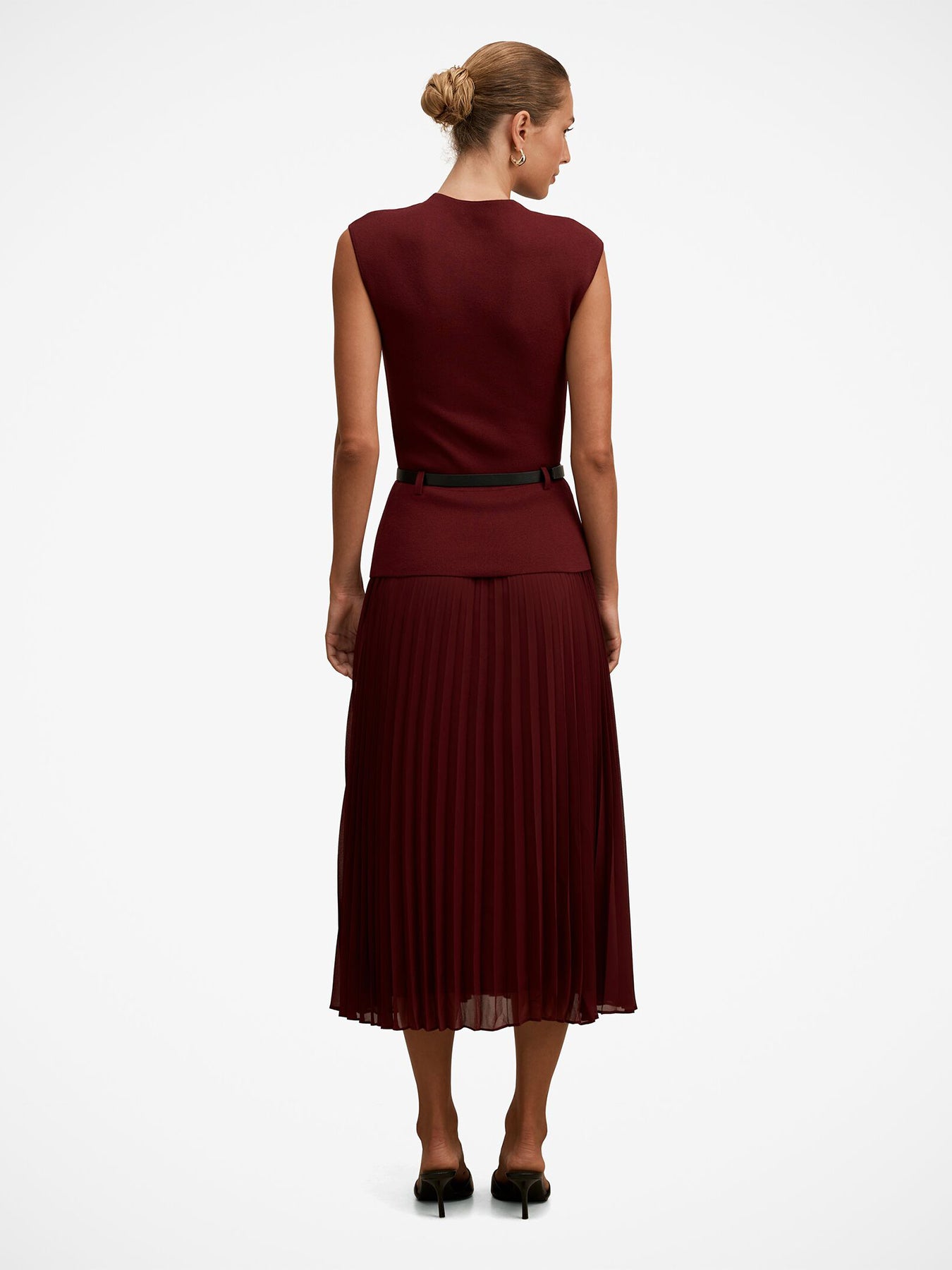 Women's Lorelei Woven Mixed Midi Dress