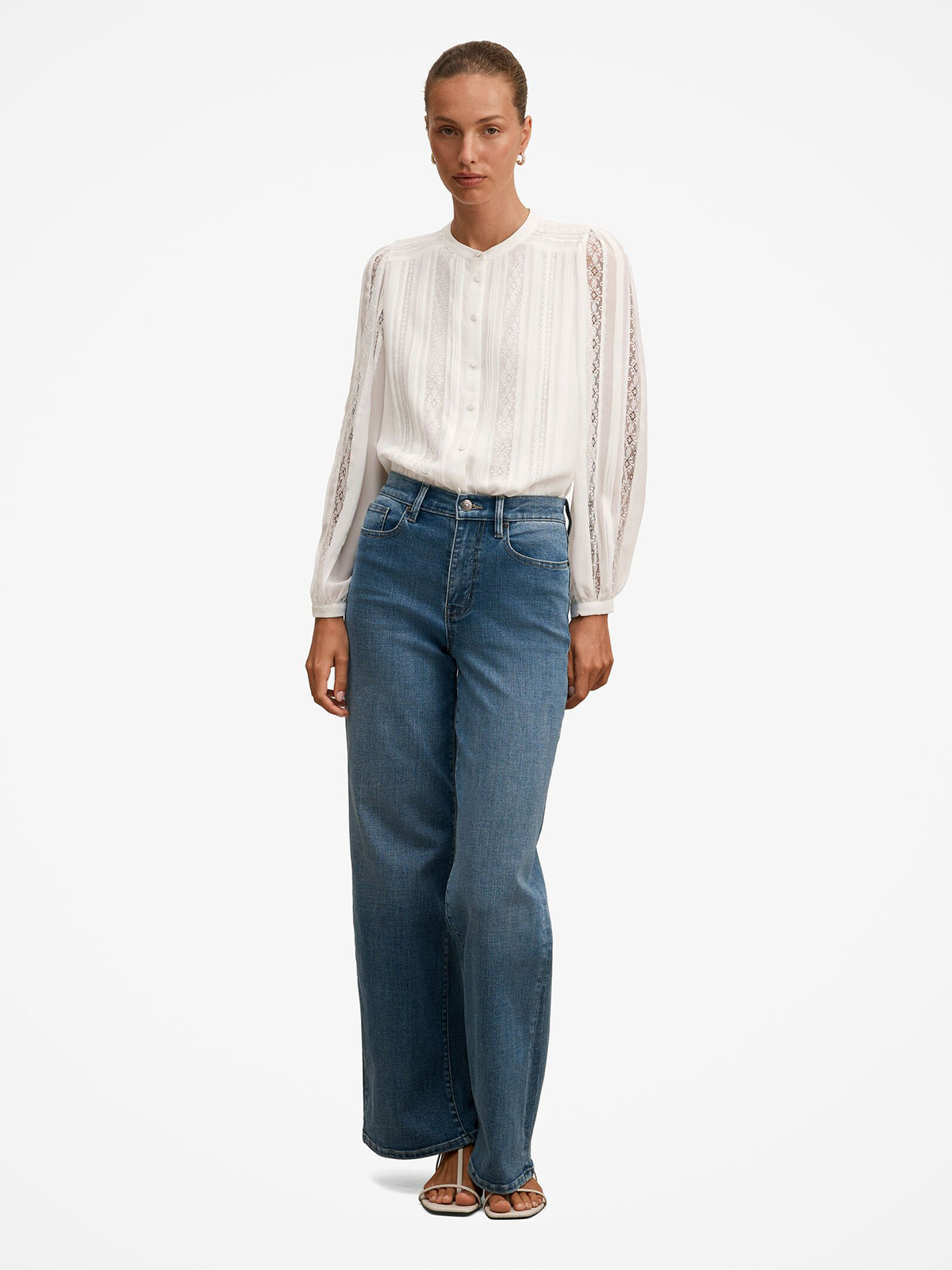 Women's Alexis Lace Trim Blouse