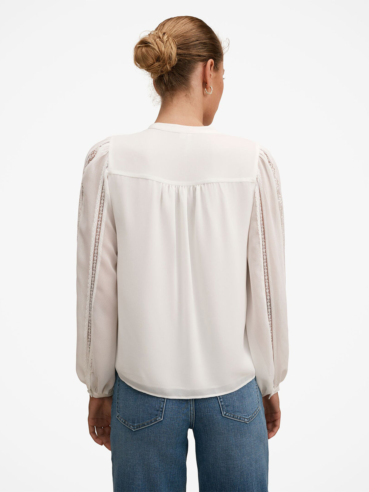 Women's Alexis Lace Trim Blouse