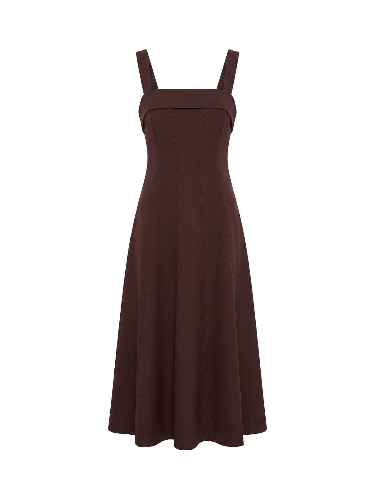 Harriet Low Back Bow Midi Dress - Deep Plum