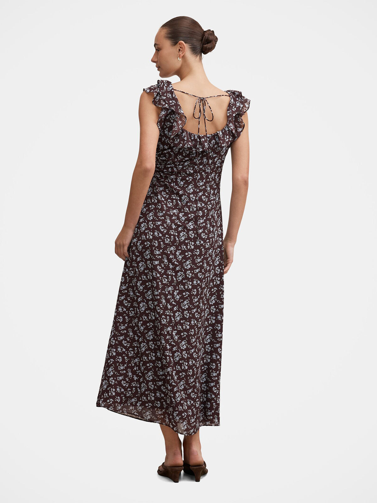 Women's Paige Ruffle Midi Dress