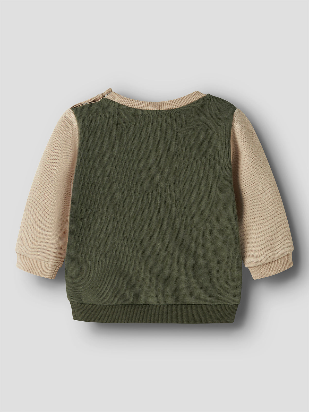 Baby Osten Organic Cotton Blend Long-Sleeved Sweatshirt - Olive Night