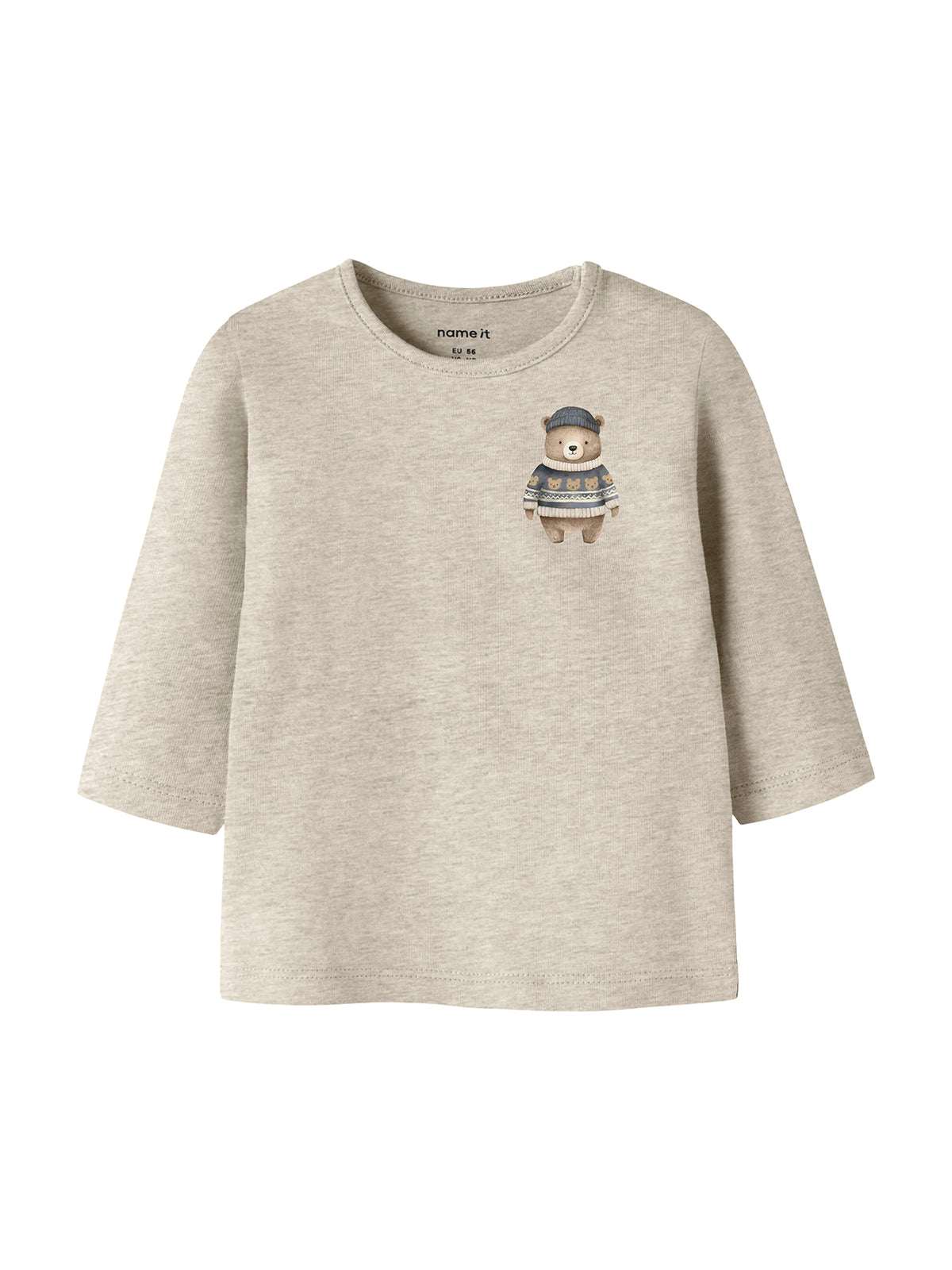 Baby Ottos Organic Cotton Long-Sleeved Top - Peyote Melange