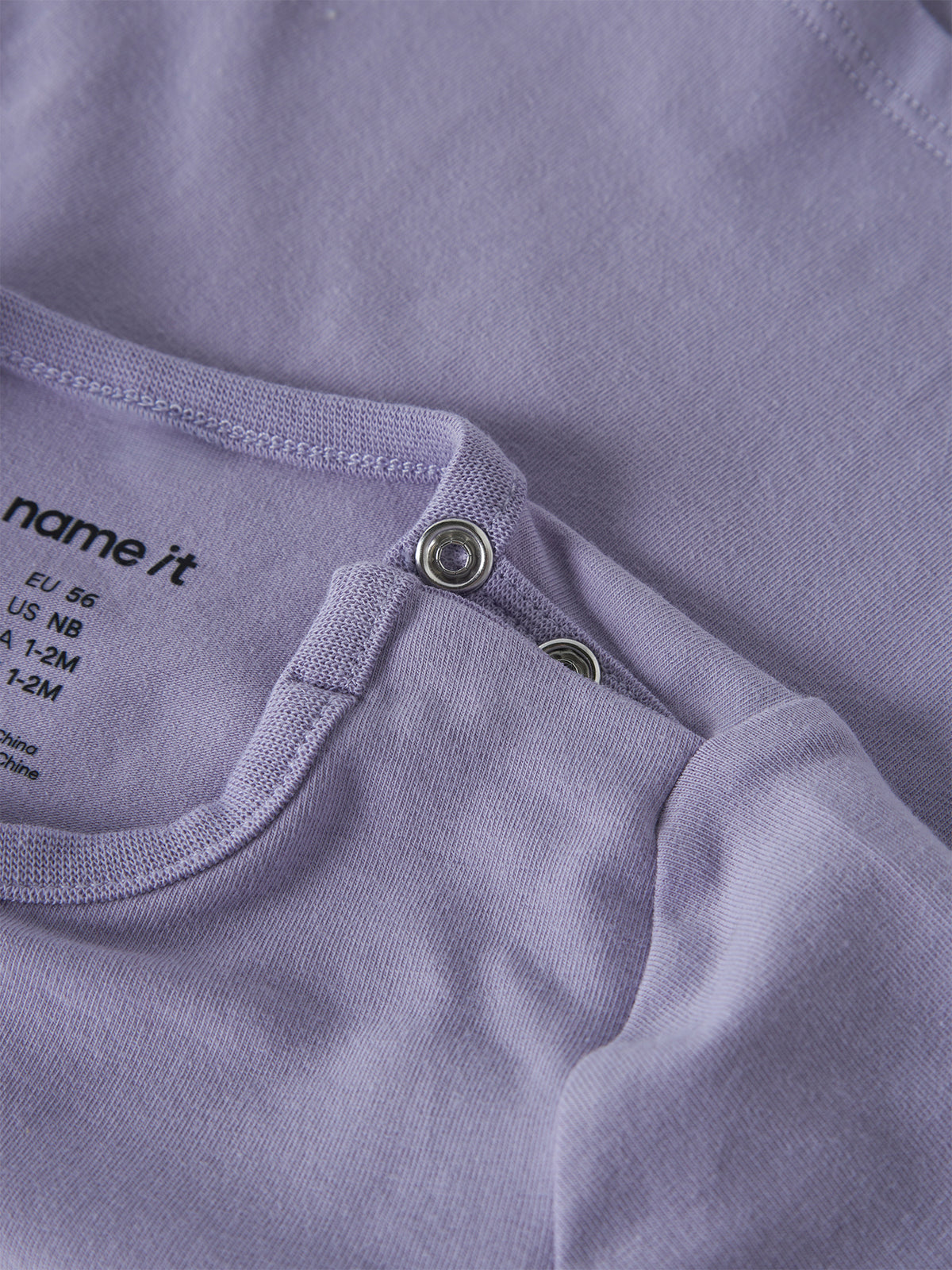 Baby Olalia Organic Cotton Long-Sleeved Top - Heirloom Lilac