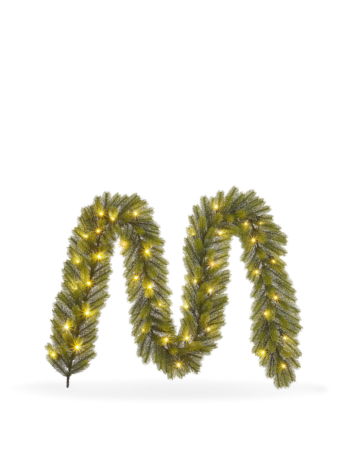 Nagoya LED 40-Light Battery Operated Garland 270cm - Green