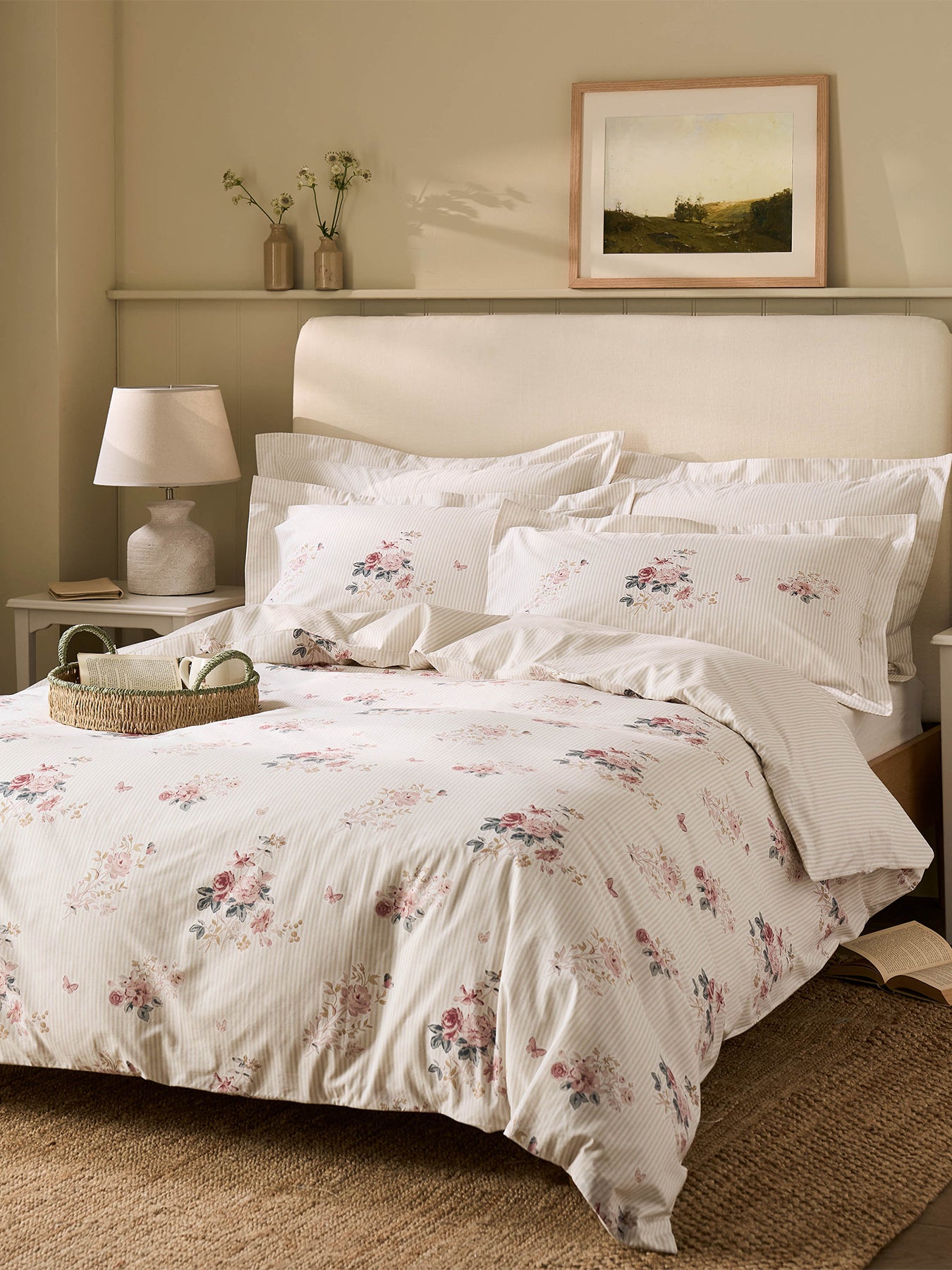 Vintage Rose Quilt Set