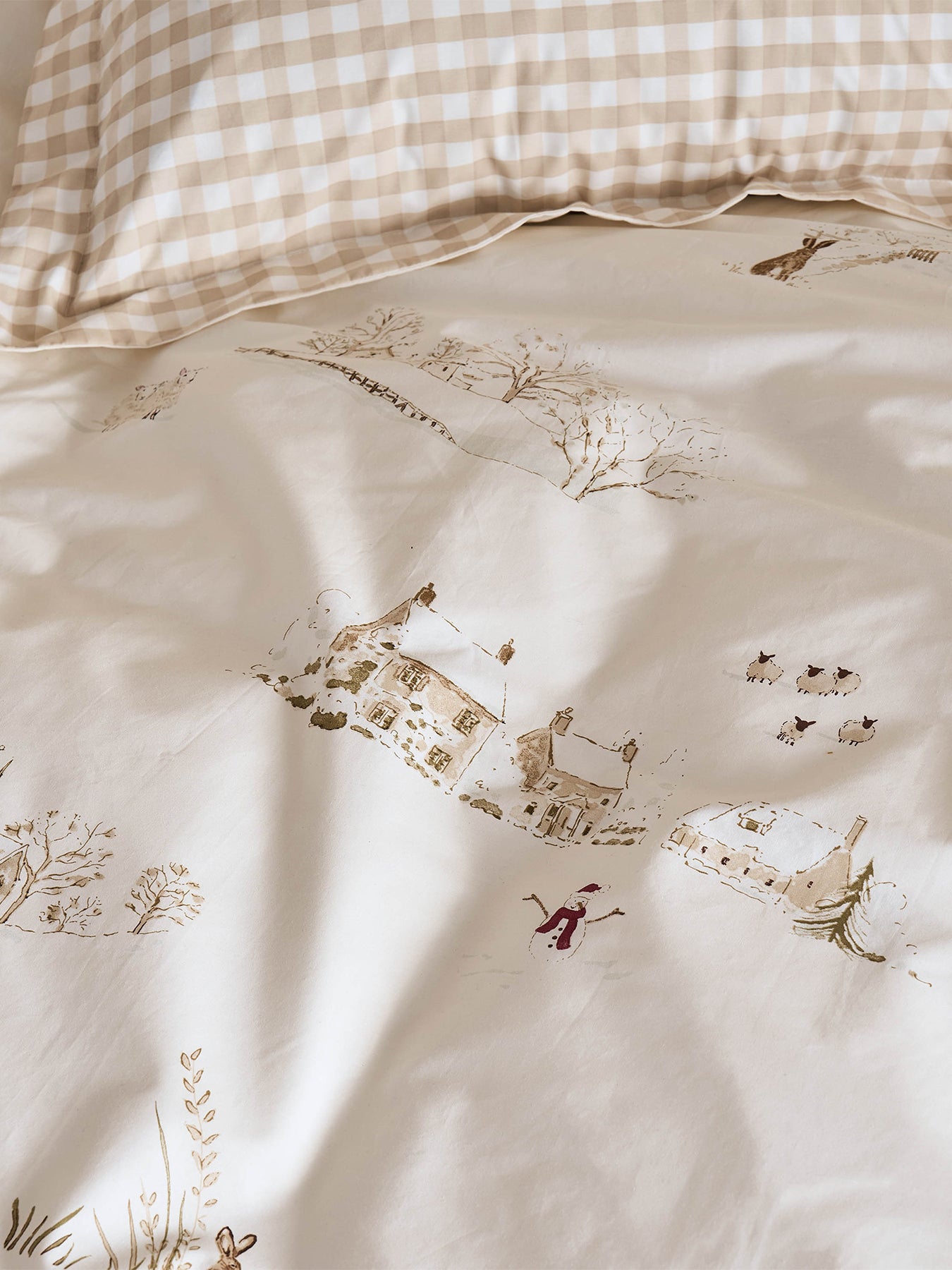 Winter Scene Quilt Set
