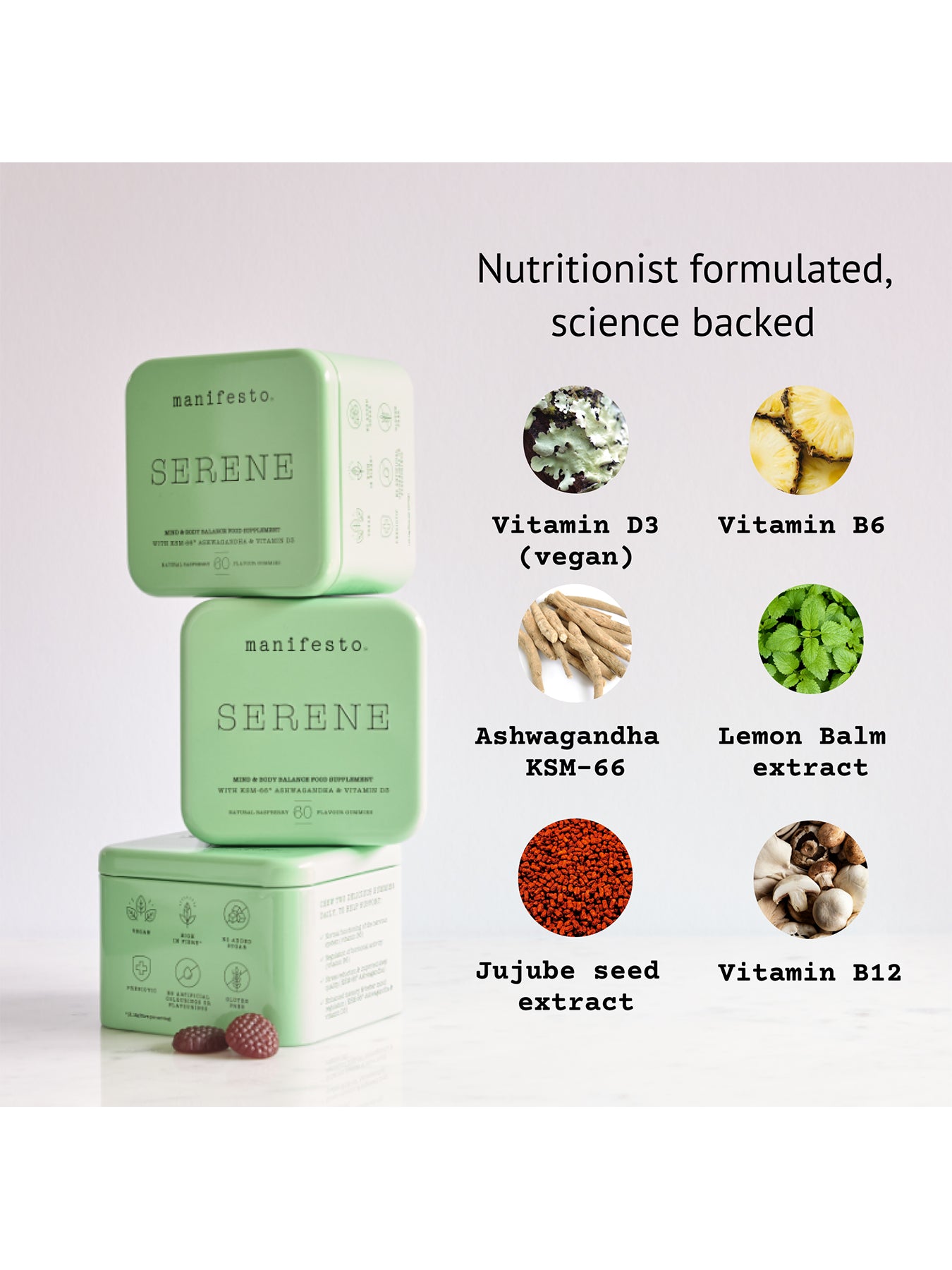 Serene Gummies for Hormonal & Mood Regulation