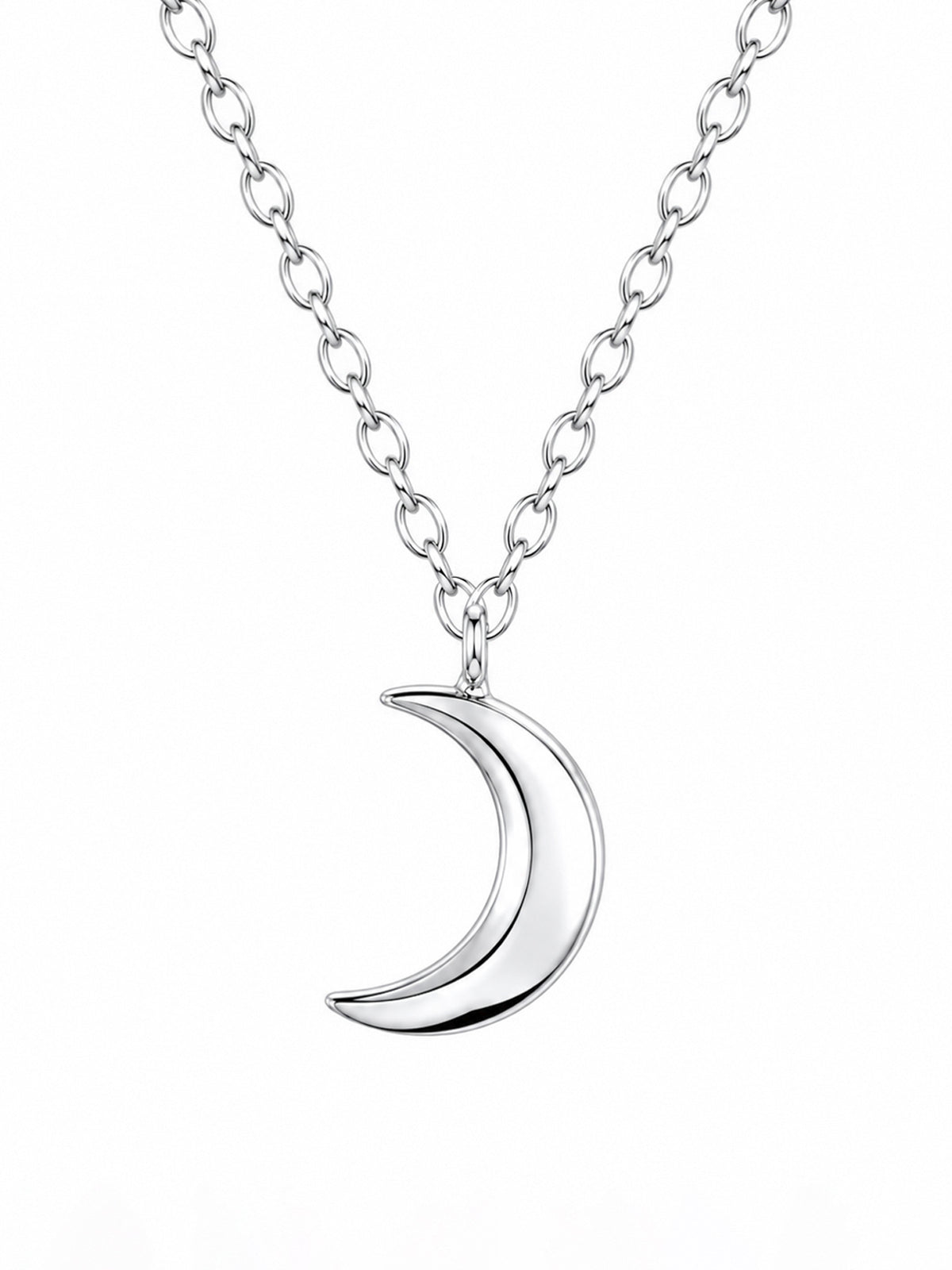 Silver Moon Necklace