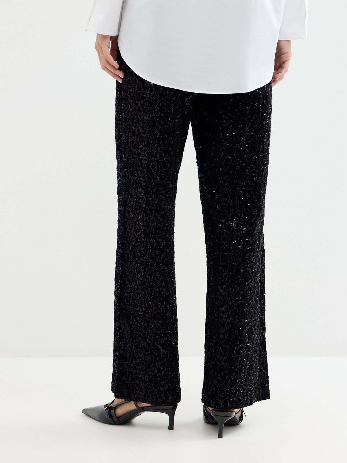Noxley Sequin Straight Leg Trousers