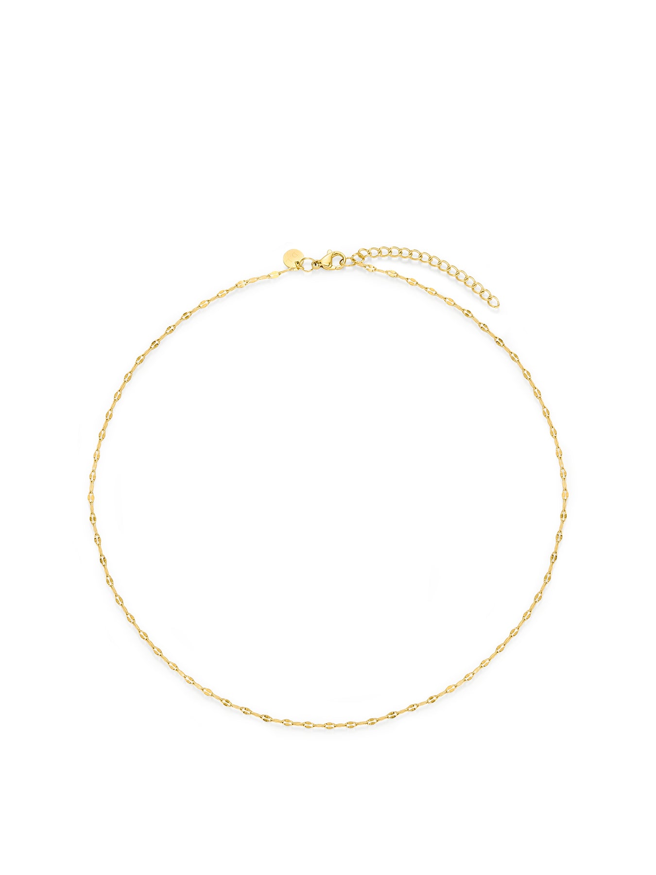 Stainless Steel Dainty Necklace - Gold