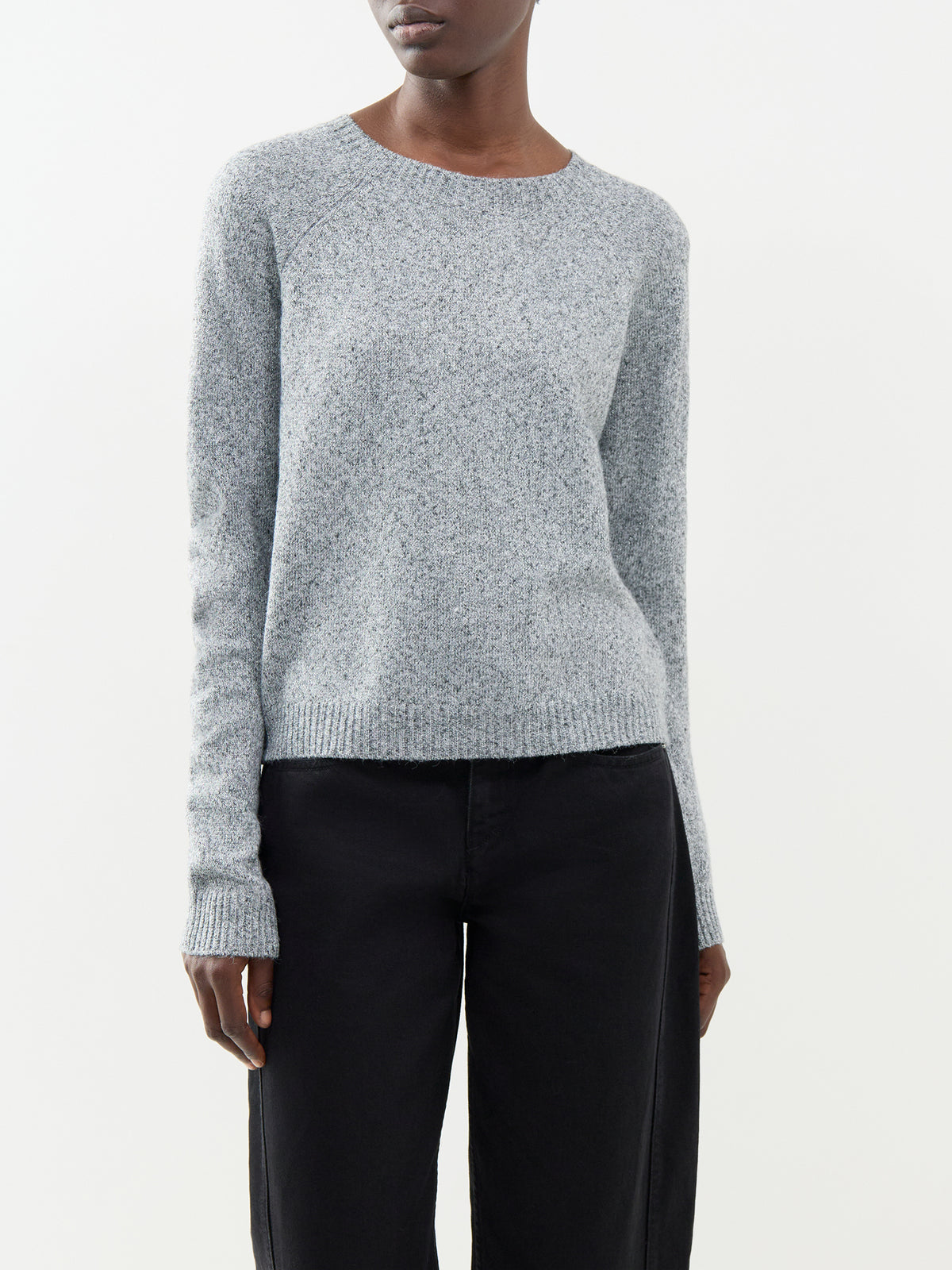 Doffyshine Metallic Crew Neck Jumper