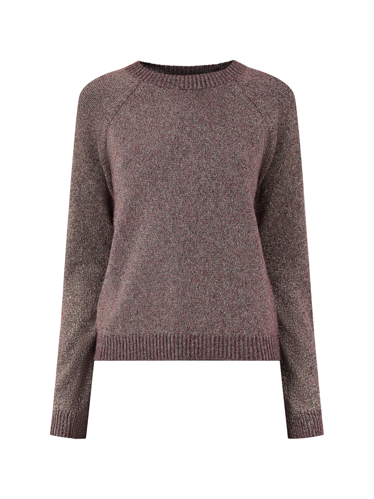 Doffyshine Metallic Crew Neck Jumper
