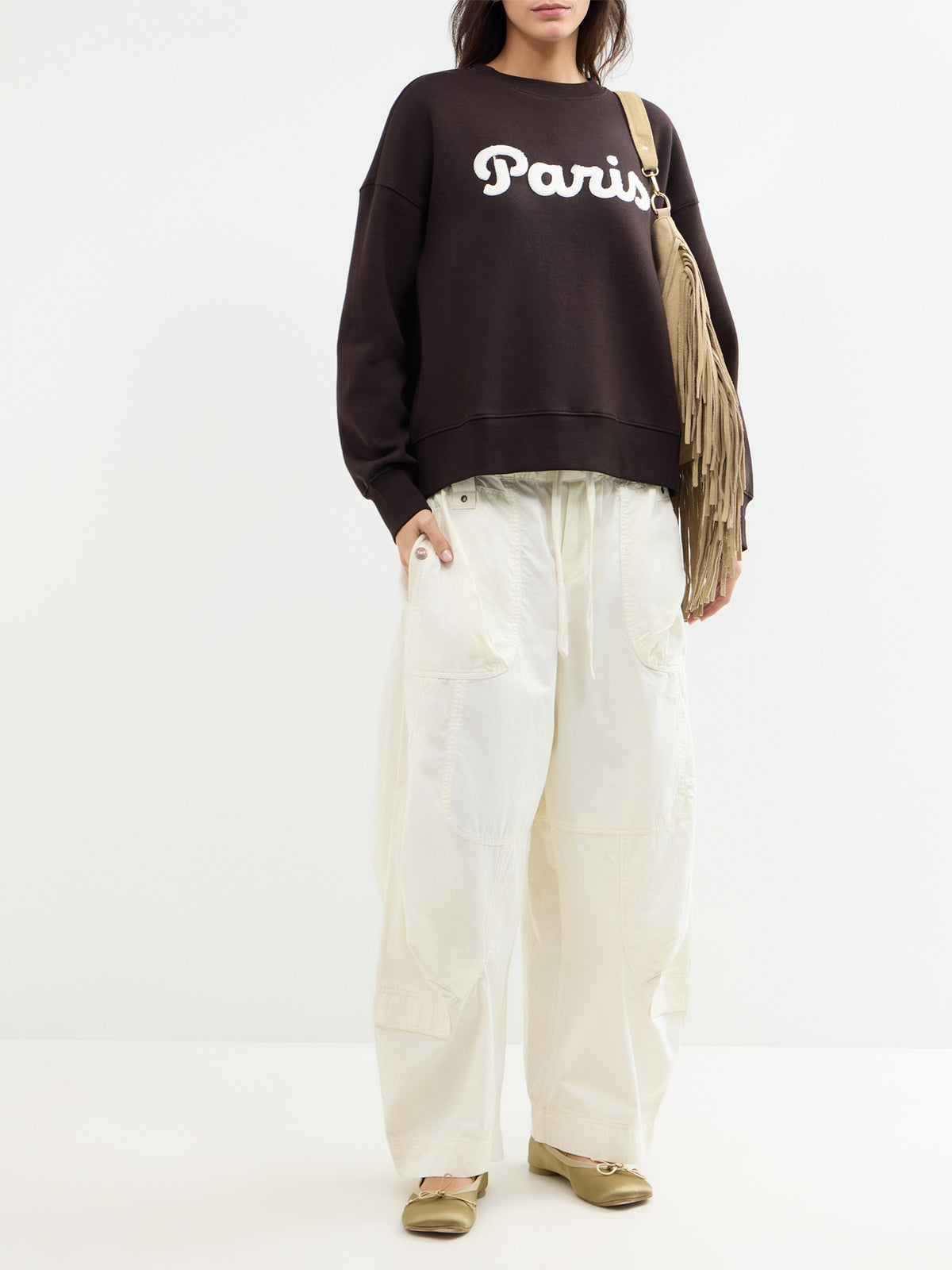 Caisa Alina Crew Neck Sweatshirt