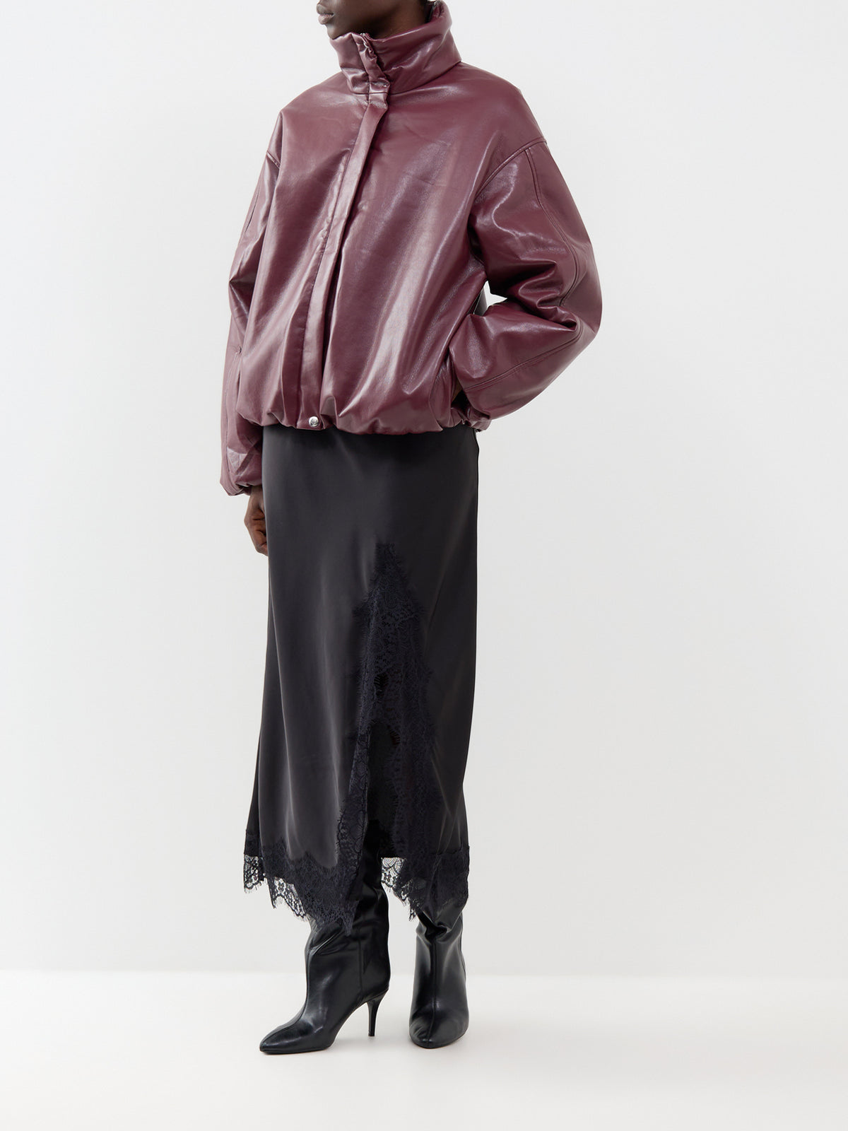 Cyrus Bomber Jacket - Burgundy