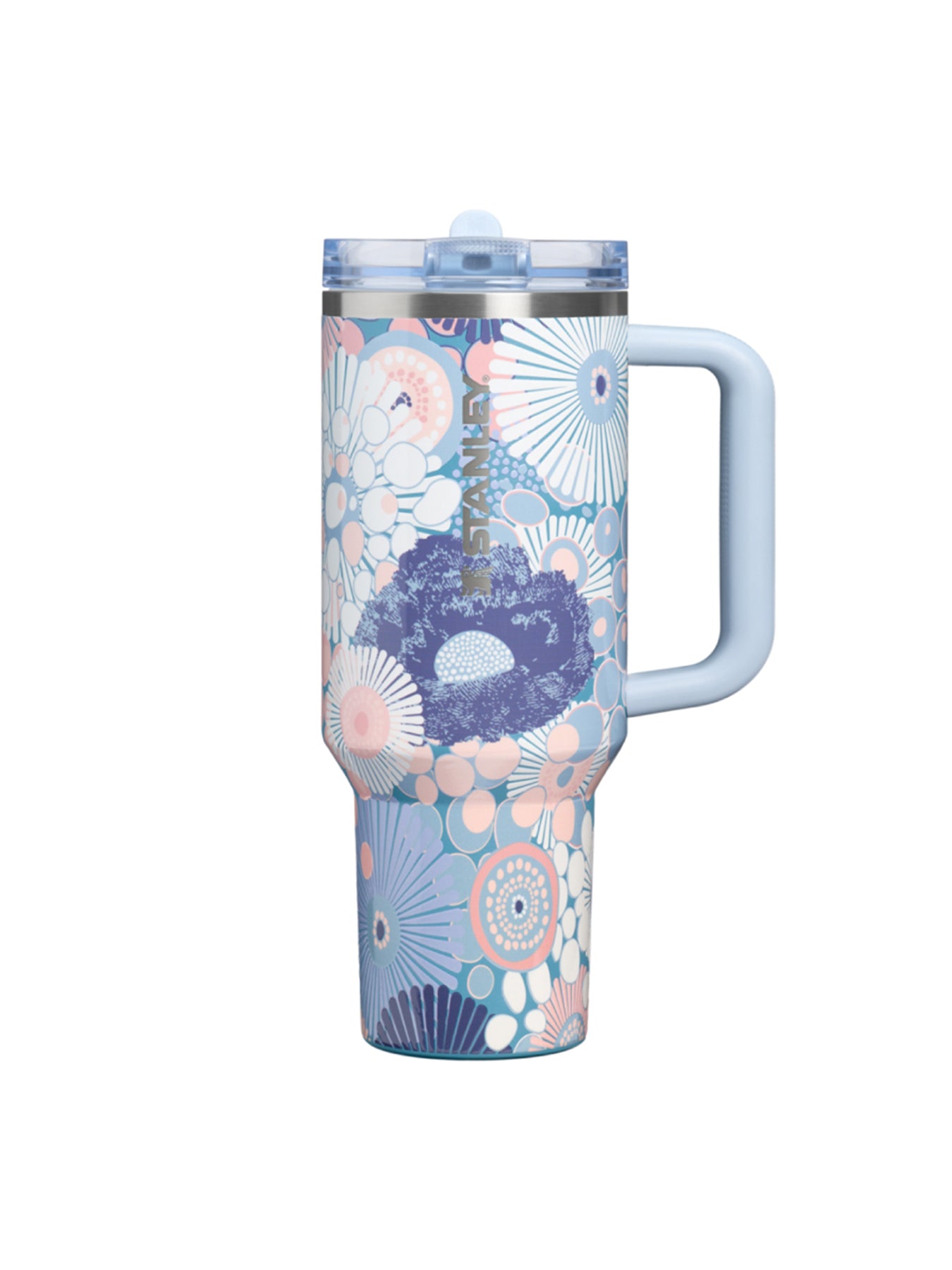 Quencher ProTour Flip Straw Tumbler 1.18L - Blue Dream Wildflower