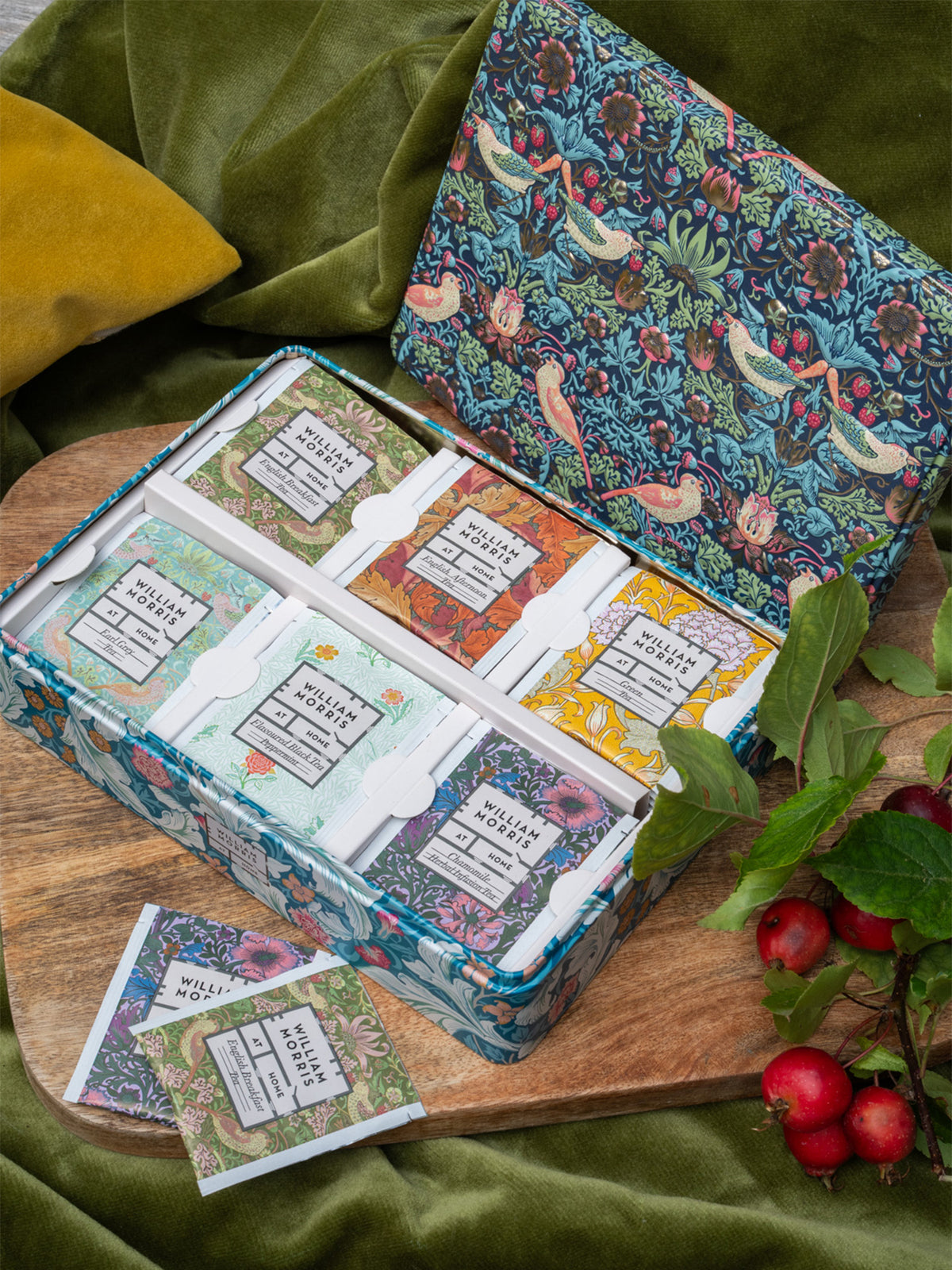 William Morris At Home Traditional Flavoured Tea Collection 60 Tea Bags