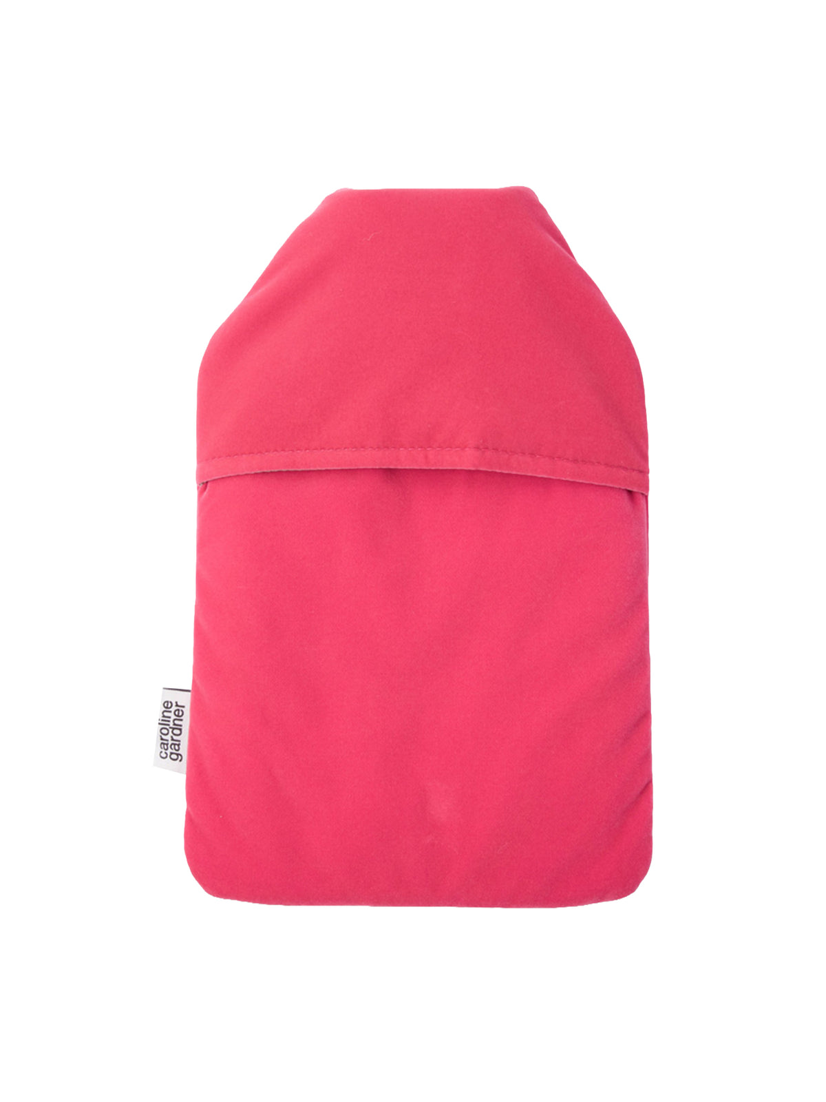 Heart Velvet Hot Water Bottle - Pink