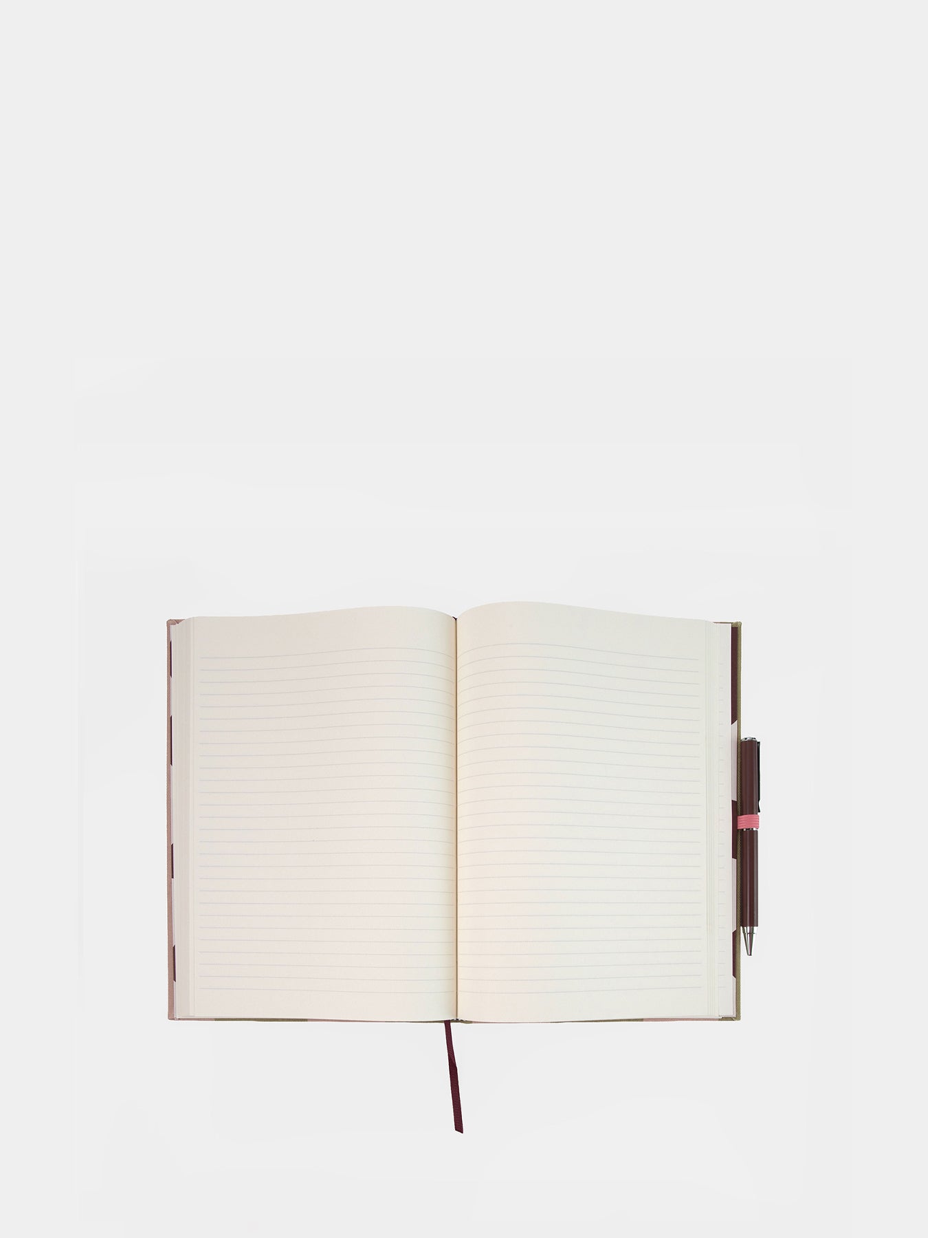 Stripe Slim Casebound Notebook & Pen