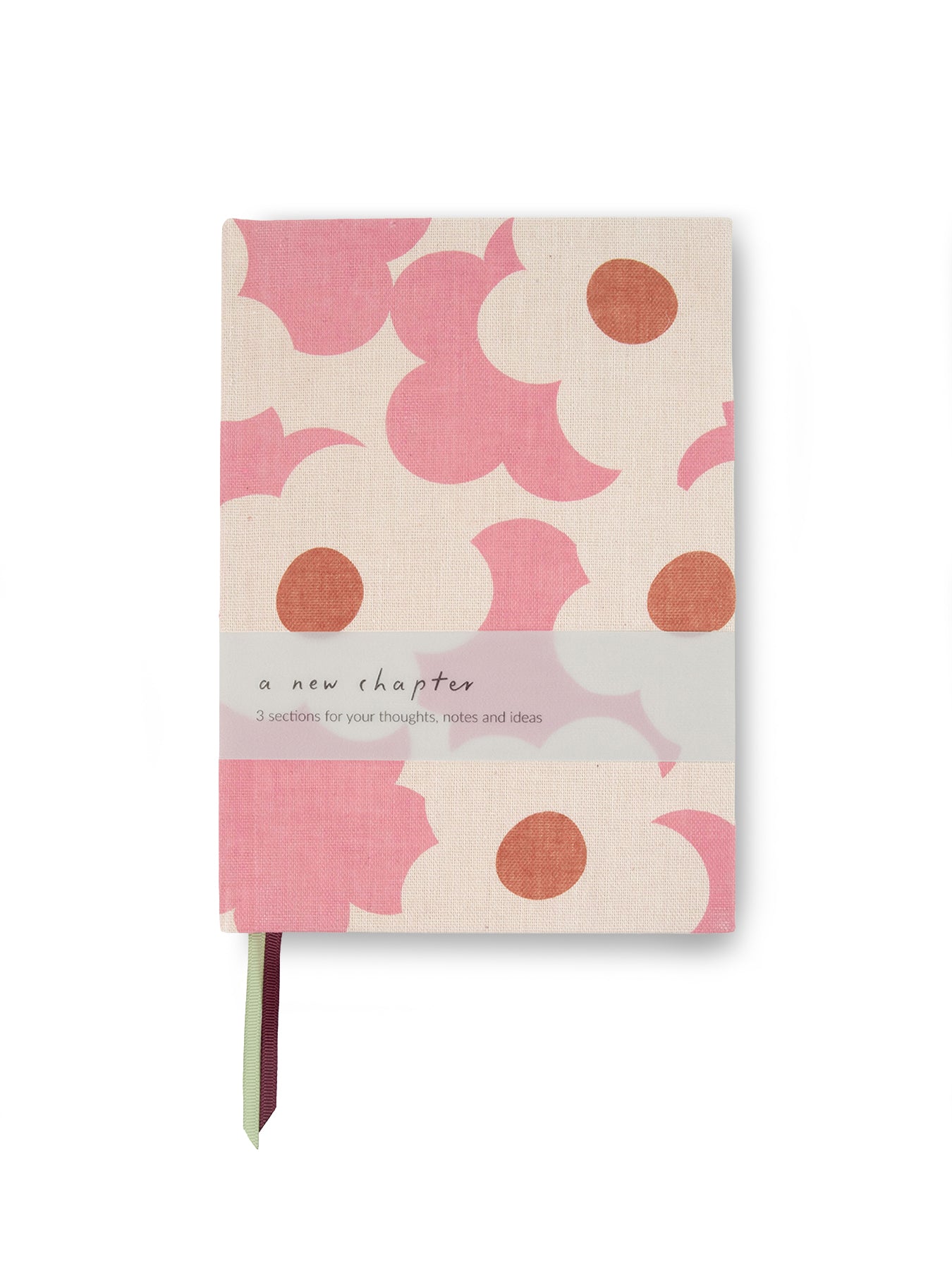 Flower 3-Section A5 Hardback Notebook