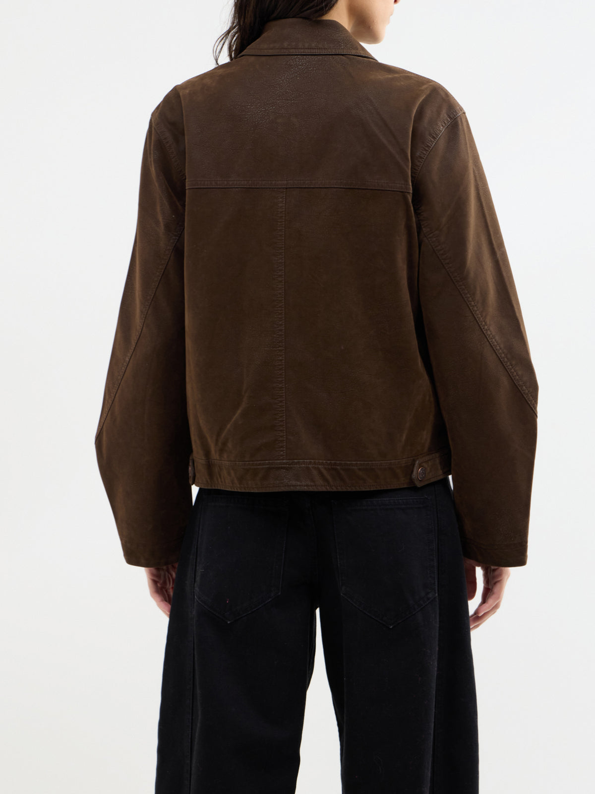 Blair Vegan Suede Biker Jacket