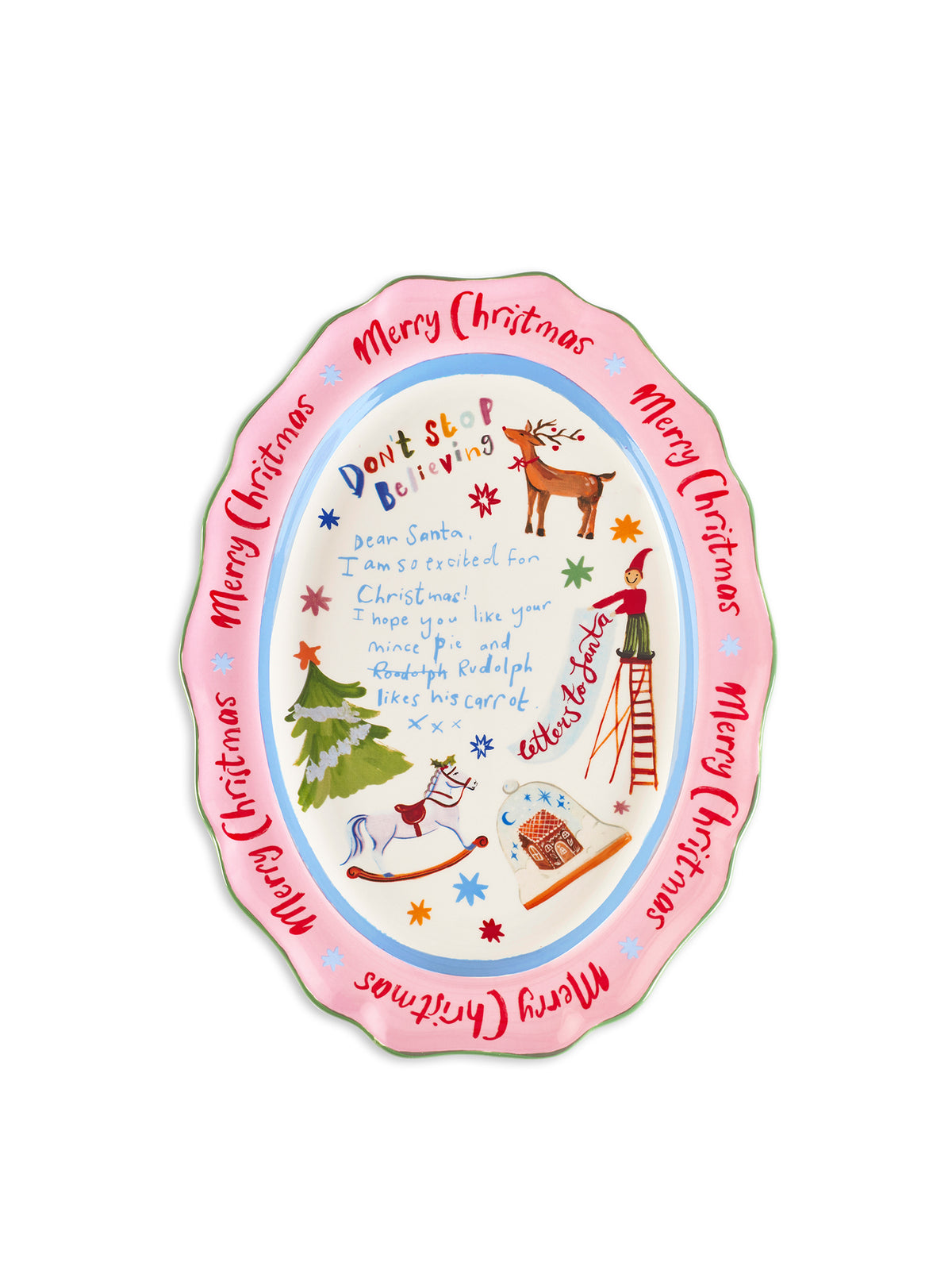 Stoneware Platter - Multi