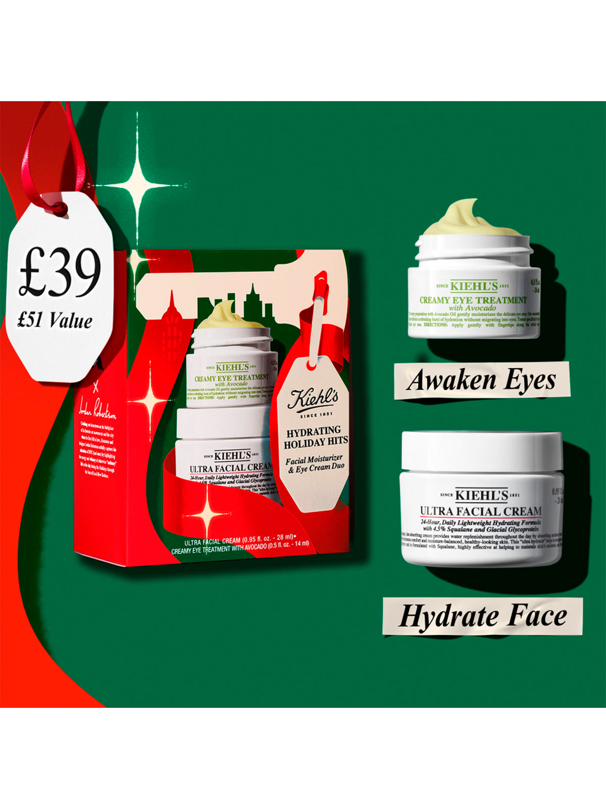 Merry & Moisturised Face & Eye Hydration Duo
