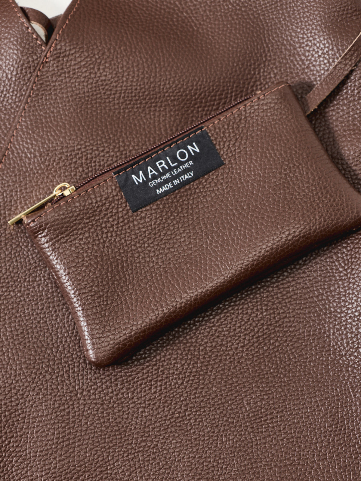 Giselle Leather Shoulder Bag - Mocha