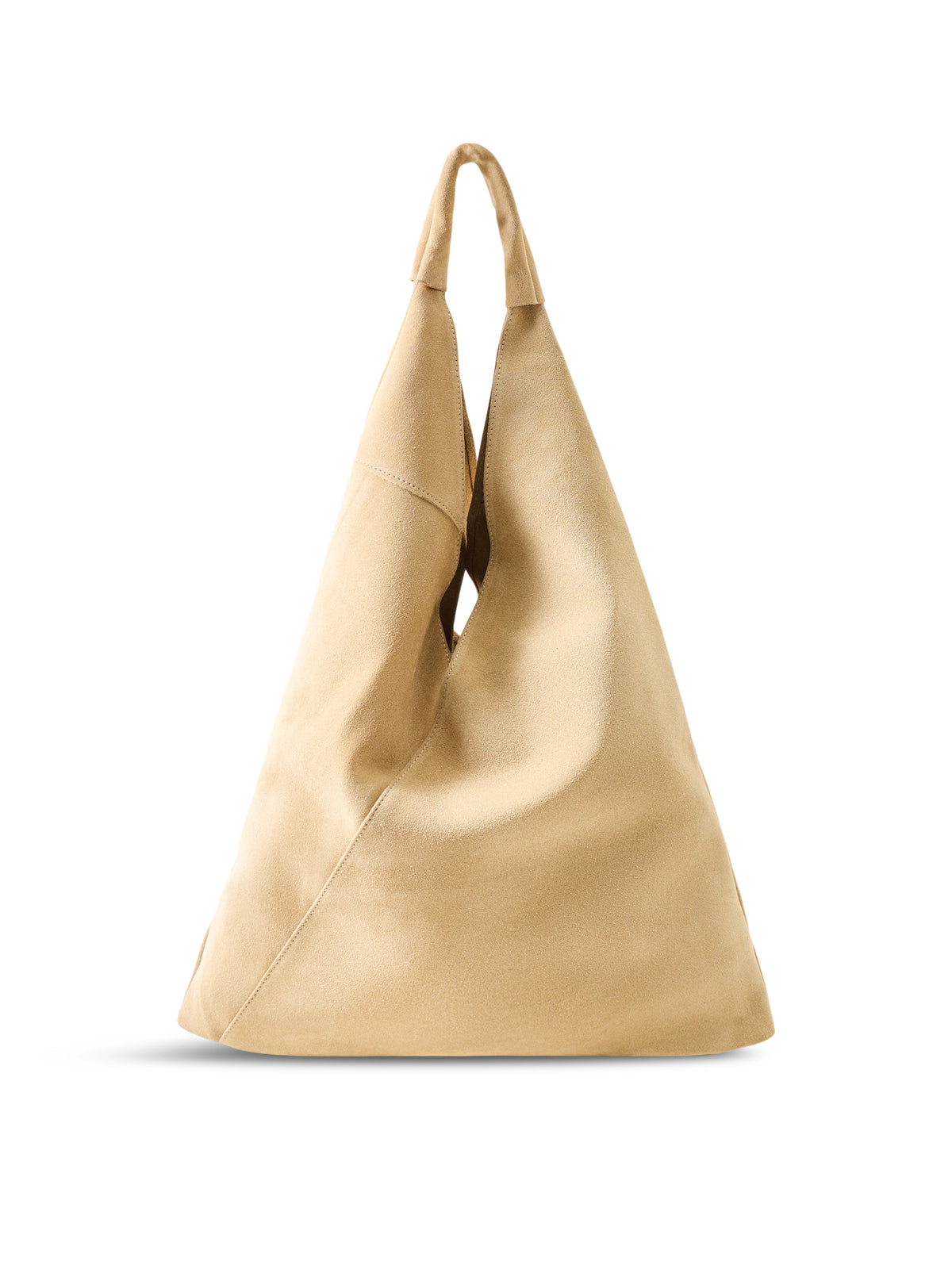 Giselle Suede Shoulder Bag - Caramel