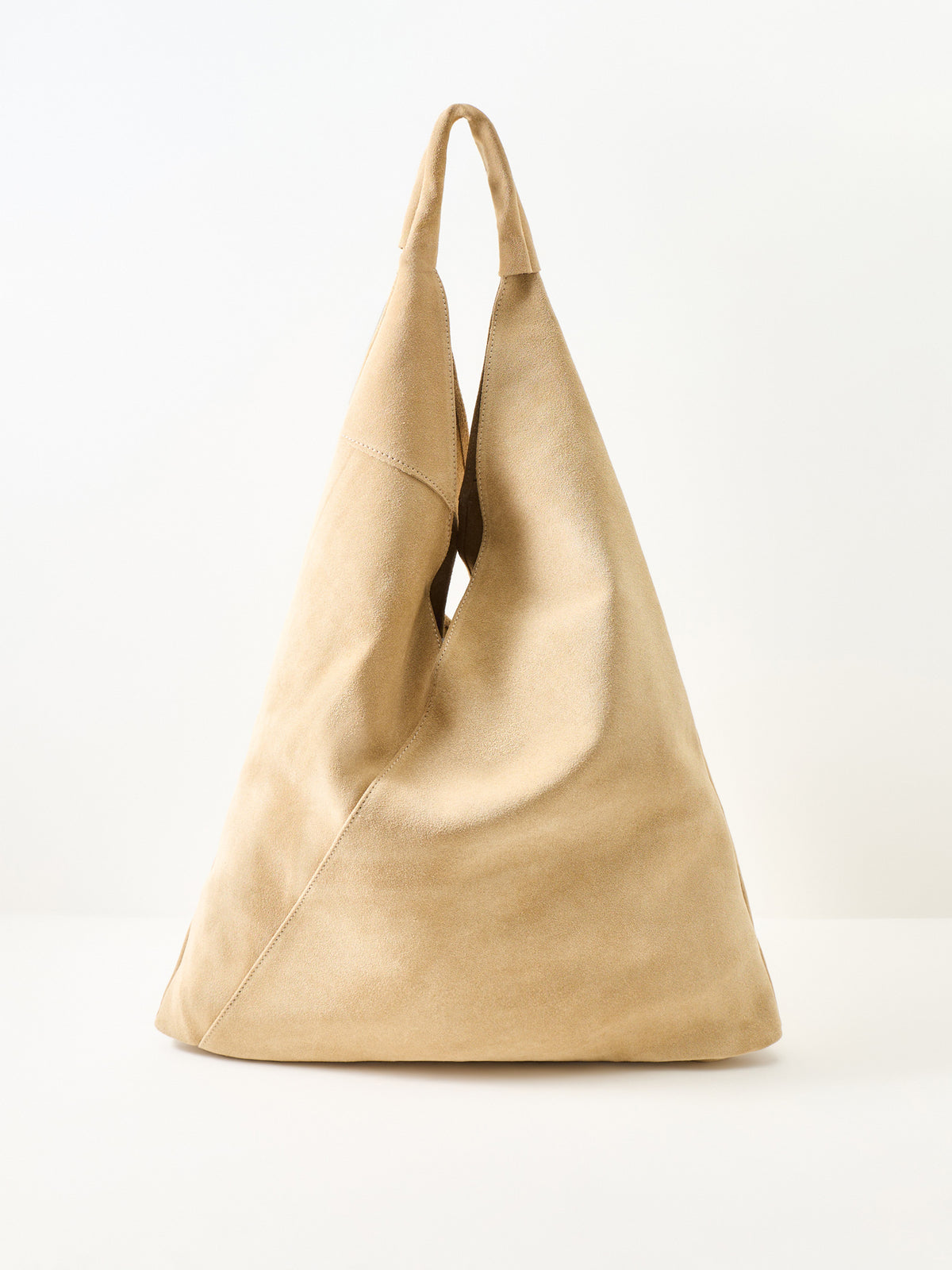 Giselle Suede Shoulder Bag - Caramel