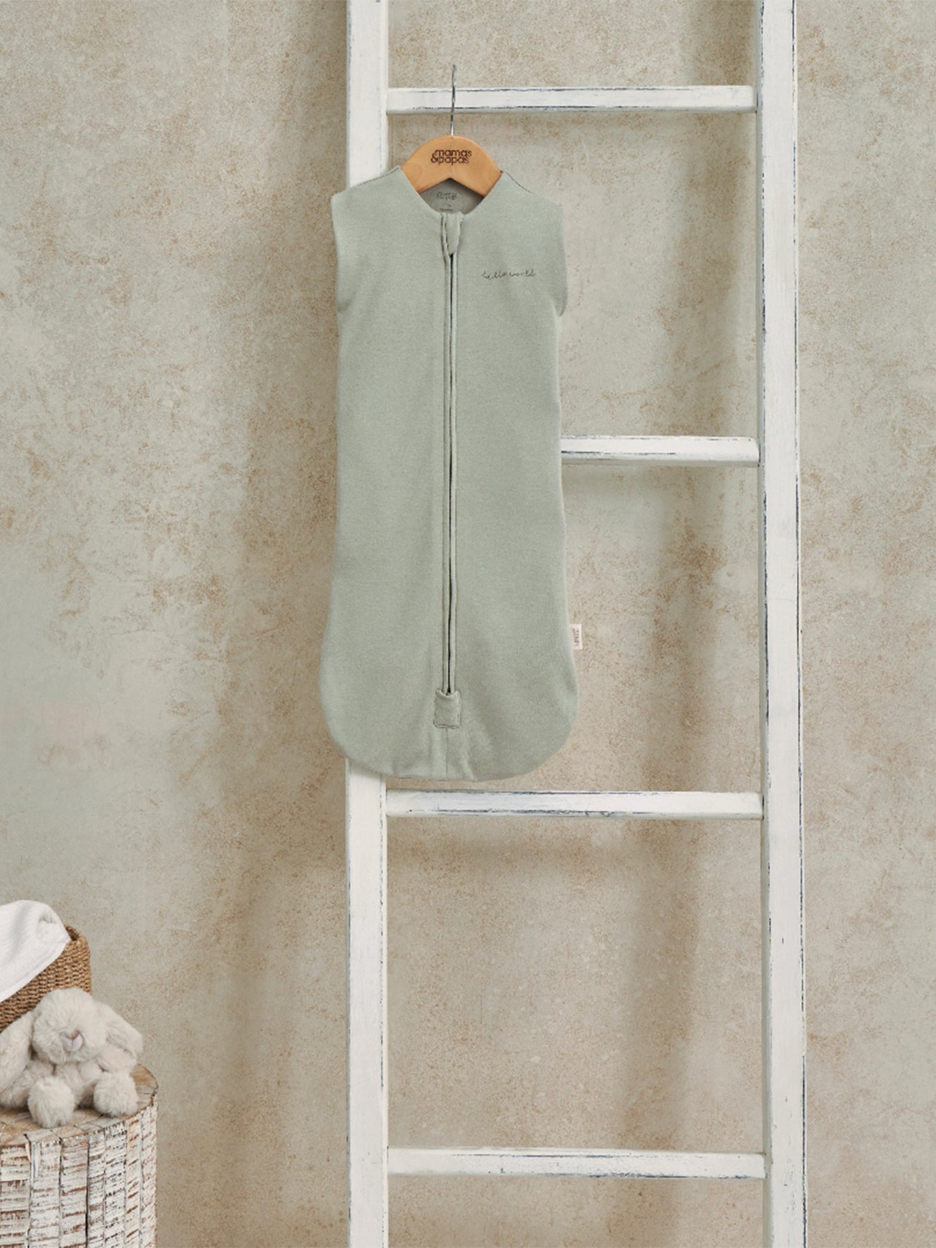 Newborn Bamboo-Blend 1.0 Tog Swaddle Sage