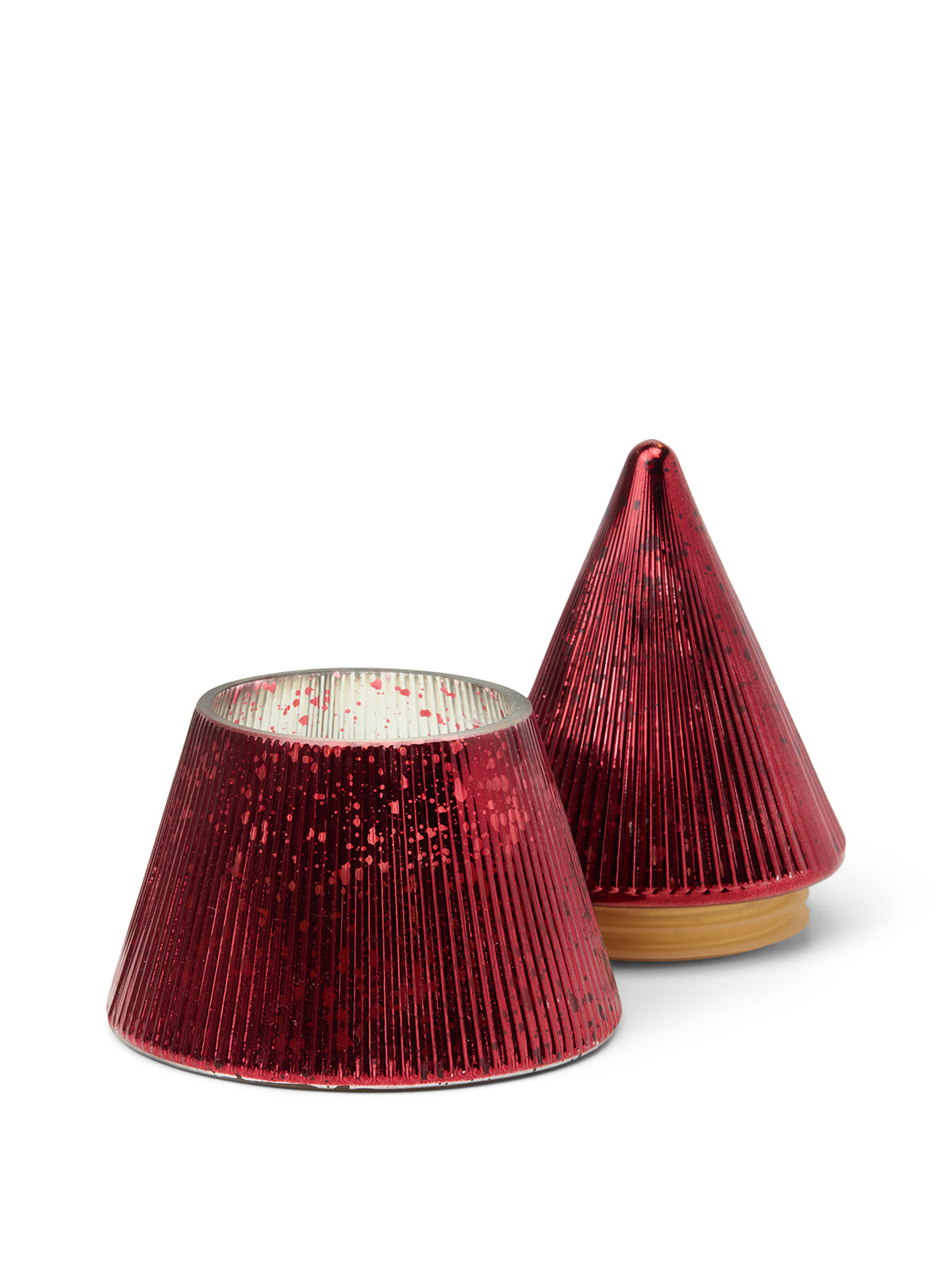 Christmas Winter Berry Stacked Tree Candle 198g