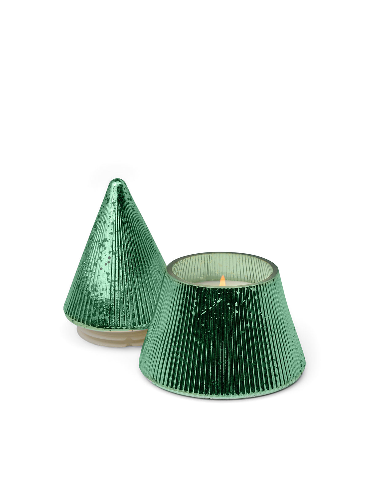 Cypress & Fir Stacked Tree Scented Candle 198g