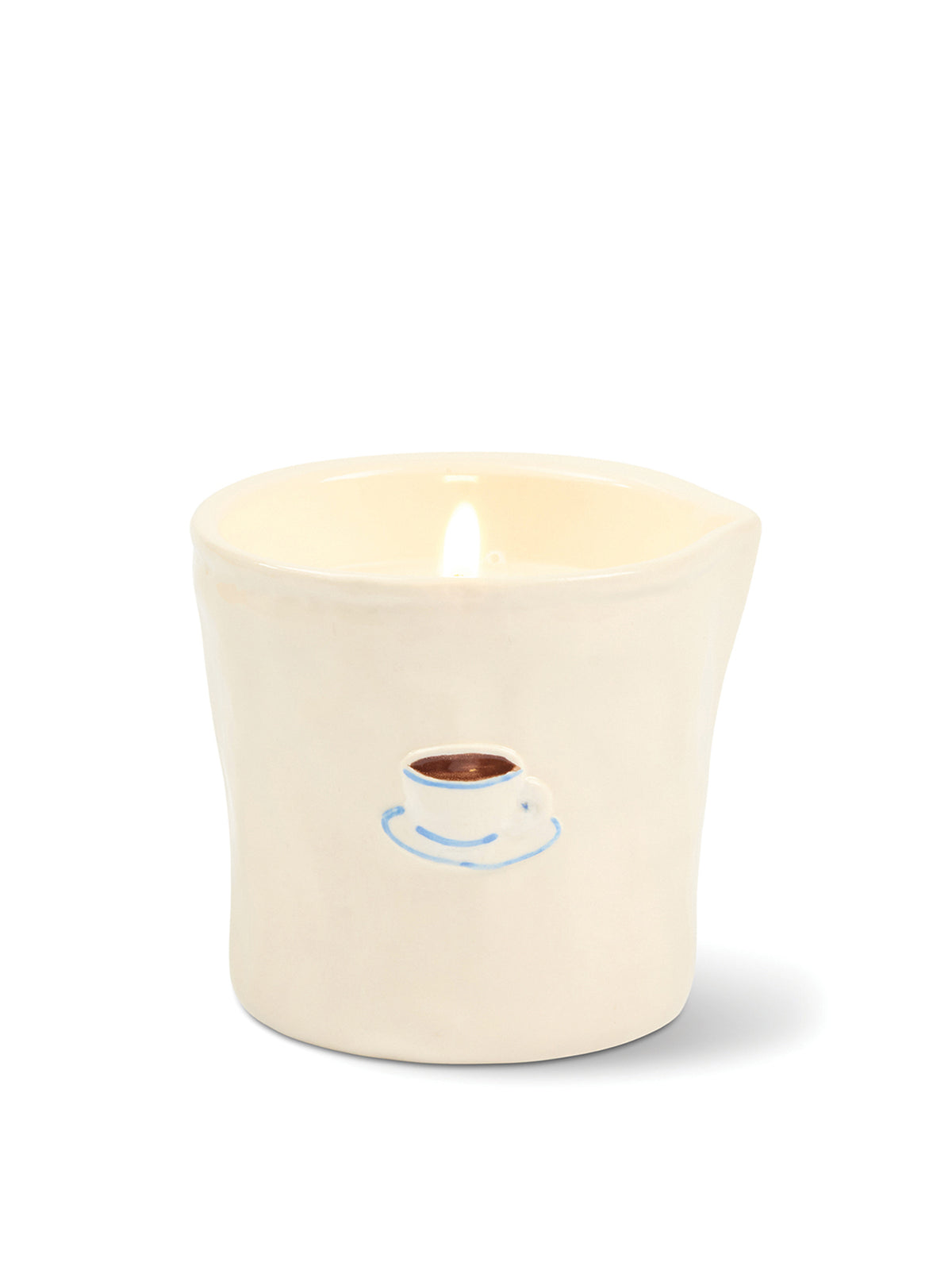 Bistro Cappuccino Ceramic Candle 226g