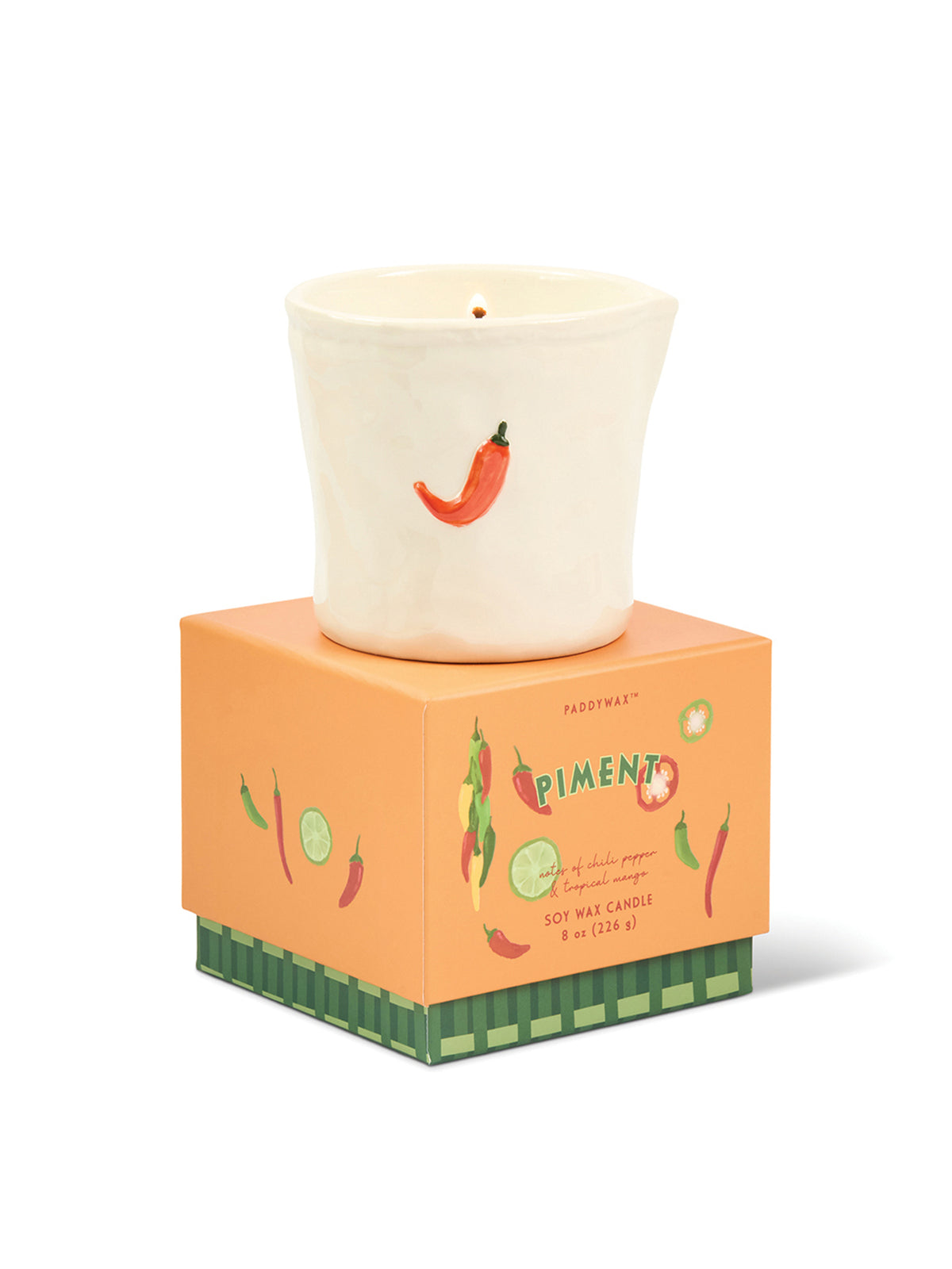 Bistro Piment Ceramic Candle 226g