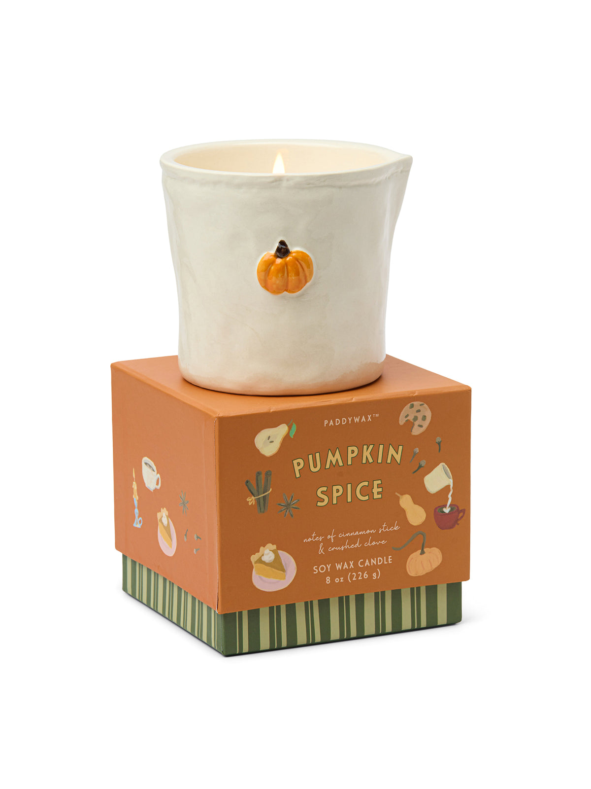 Bistro Pumpkin Spice Ceramic Candle 226g