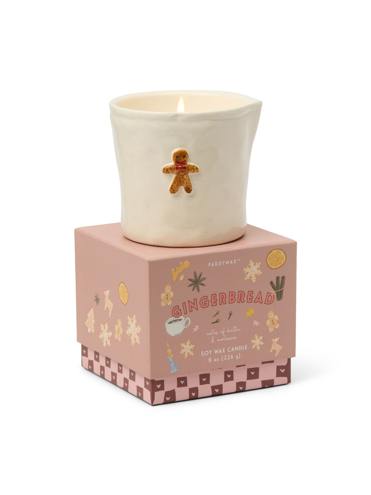 Bistro Gingerbread Ceramic Candle 226g