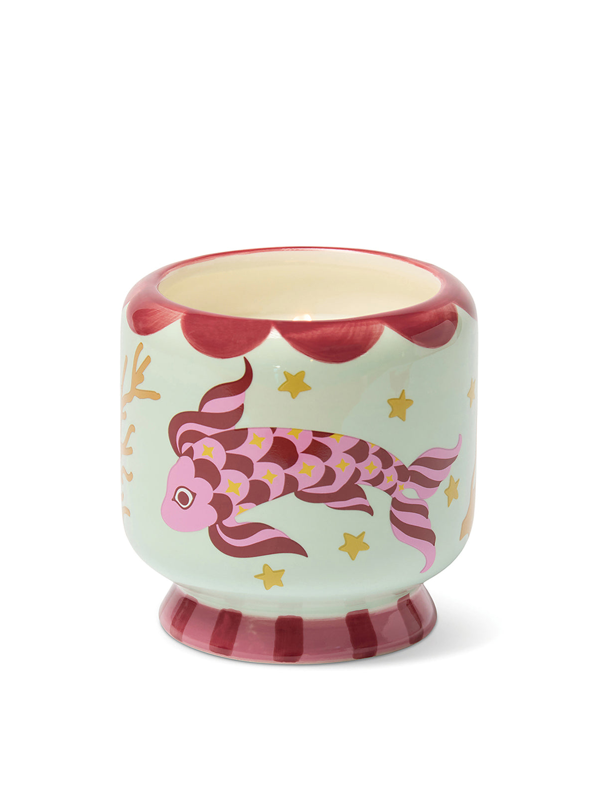 A Dopo Koi Fish Ceramic Scented Candle 226g