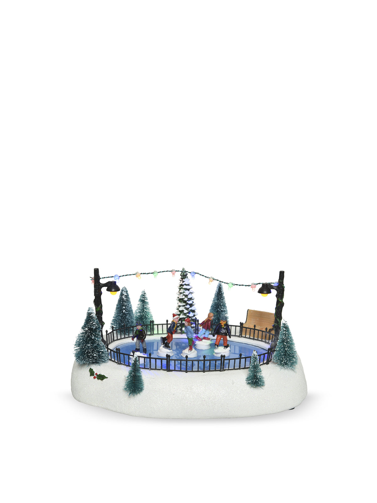 LED Ice Rink Christmas Scene Decoration