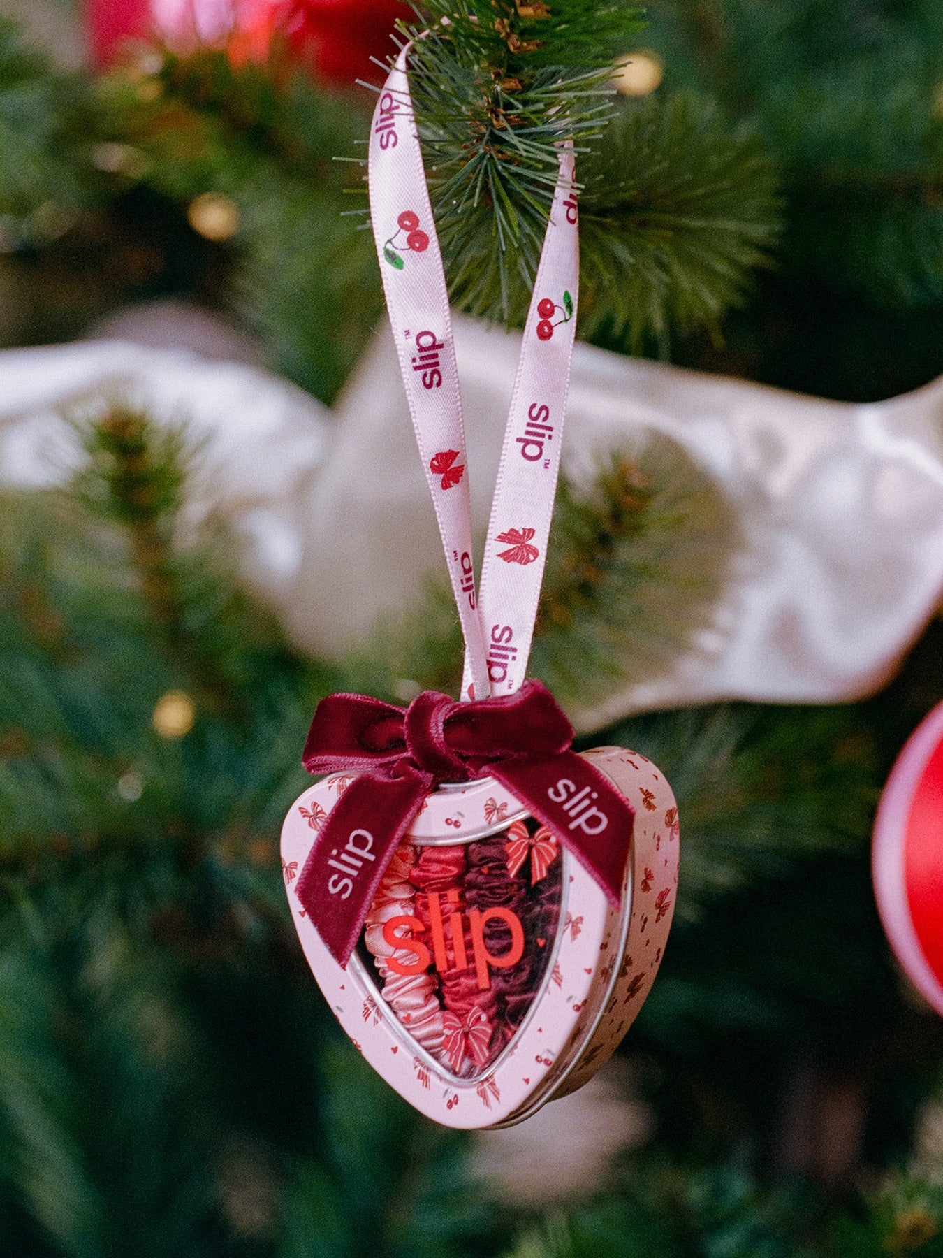 Pure Silk Skinny Scrunchie Trio Ornament - Betty