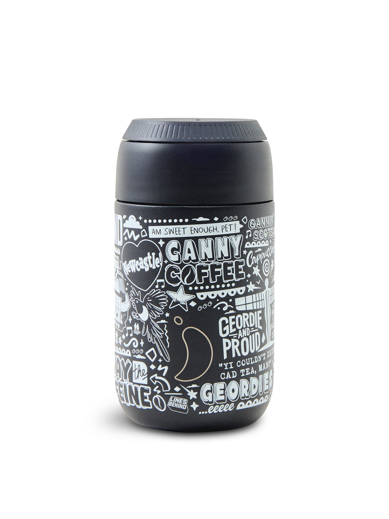 Lines Behind Series 2 Cup 340ml - Black