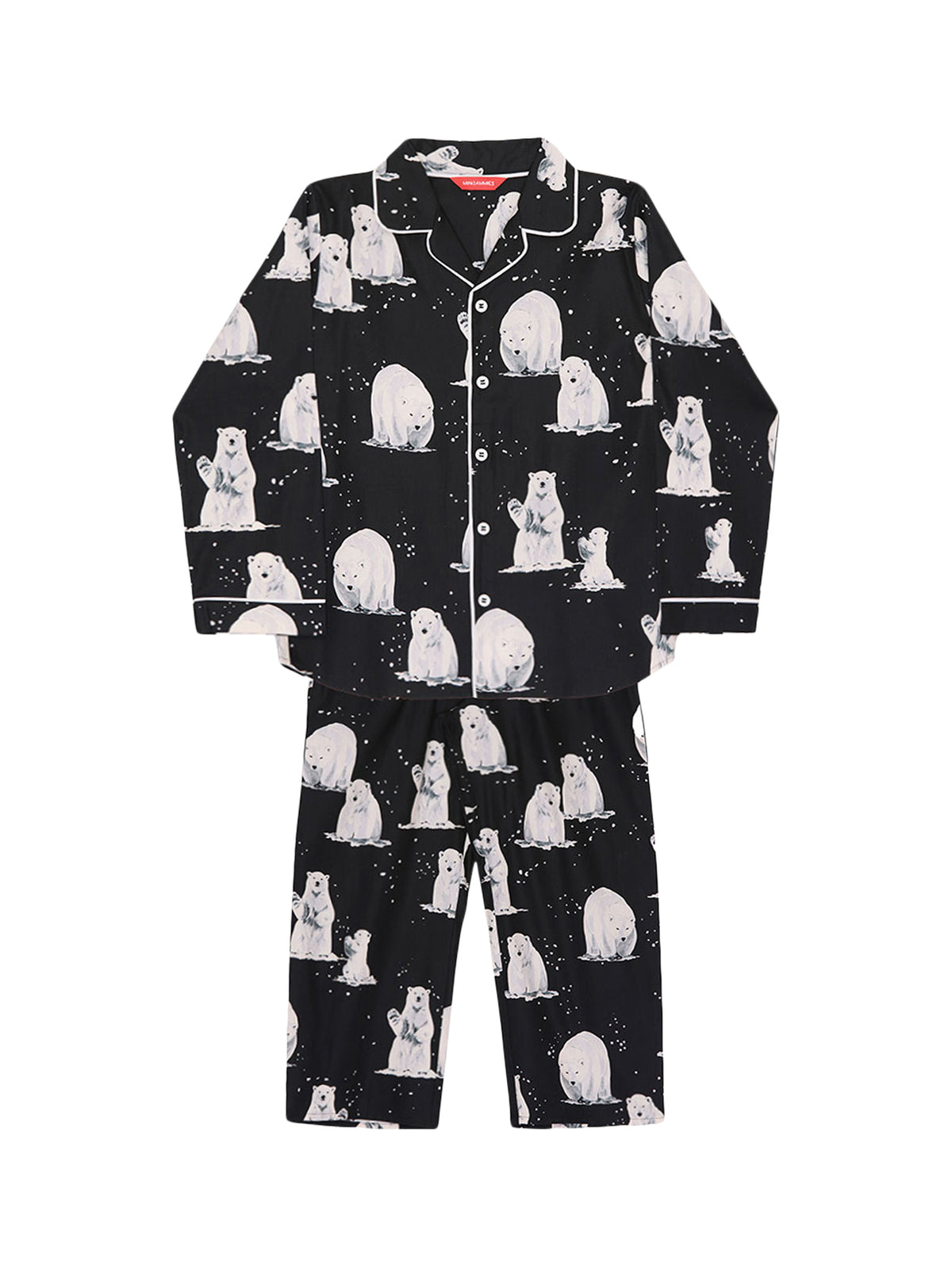 Polar Bear Print Pyjama Set
