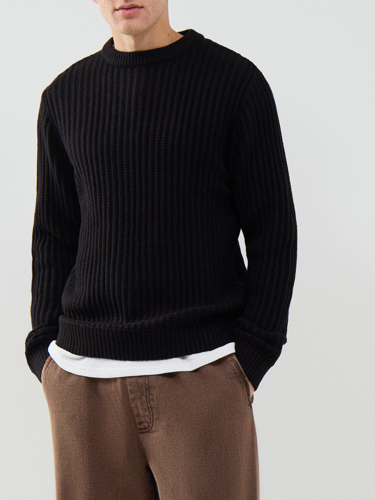 Jaxon Crew Neck Knitted Jumper