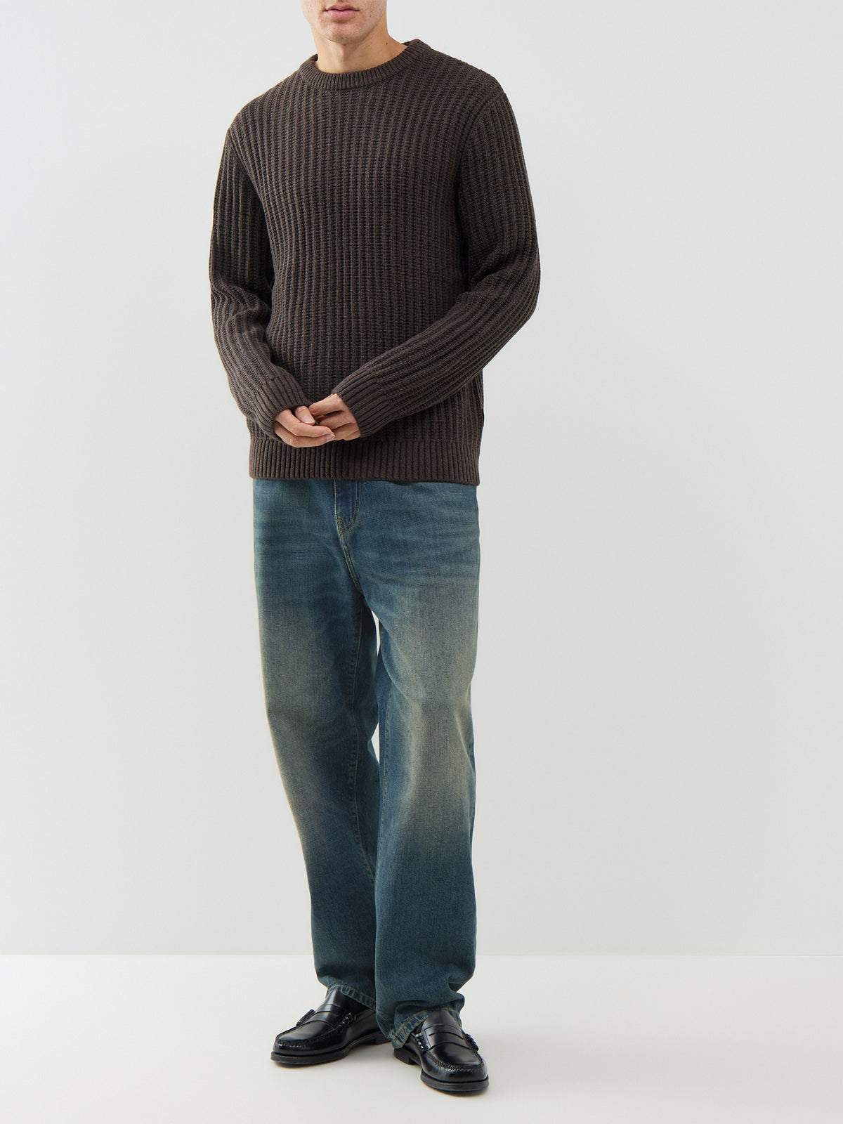 Jaxon Crew Neck Knitted Jumper