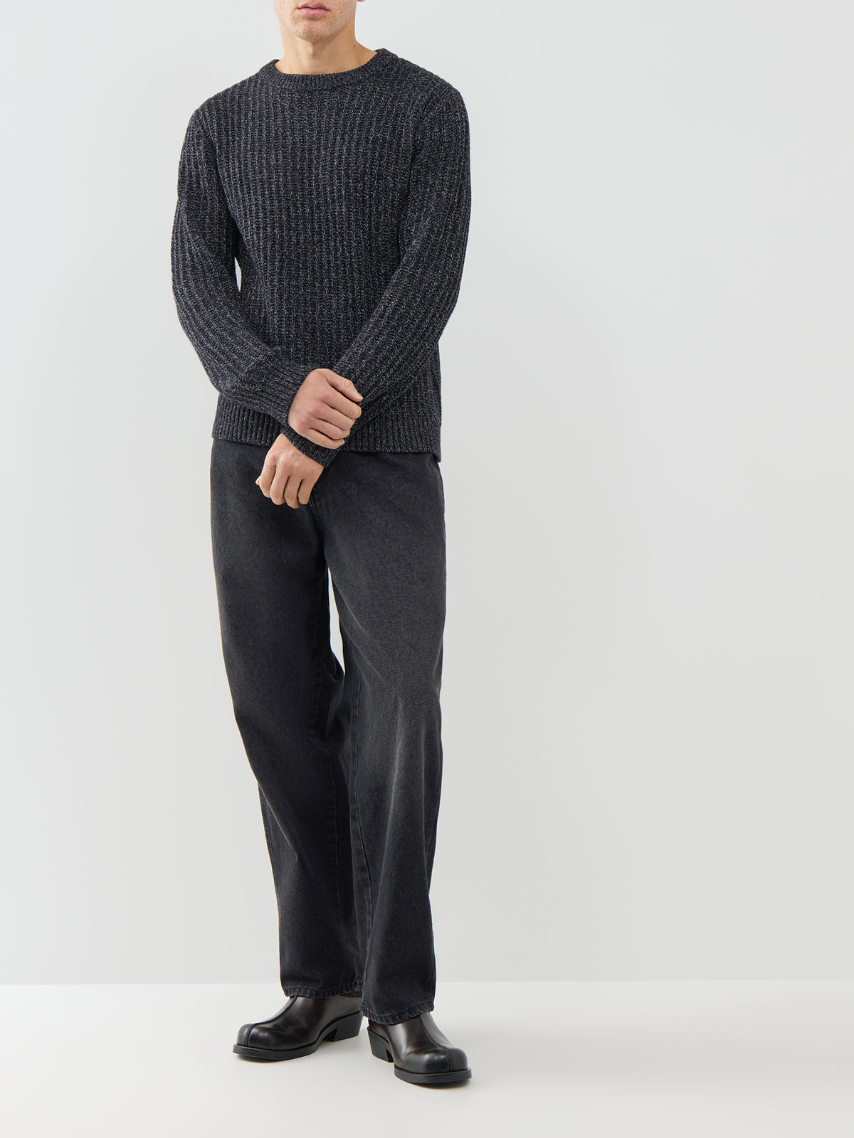Jaxon Crew Neck Knitted Jumper