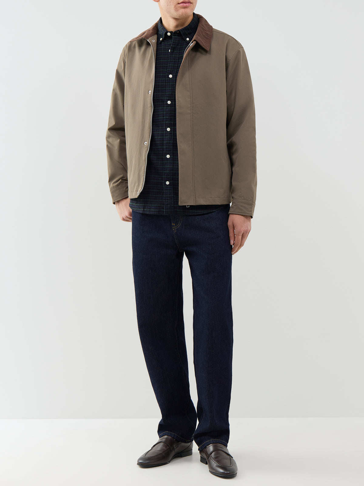 Blustanley 100% Cotton Flannel Long Sleeve Shirt