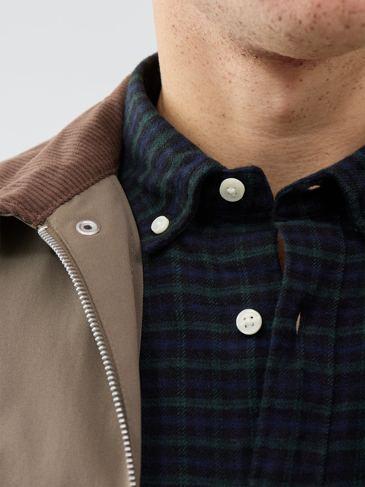 Blustanley 100% Cotton Flannel Long Sleeve Shirt