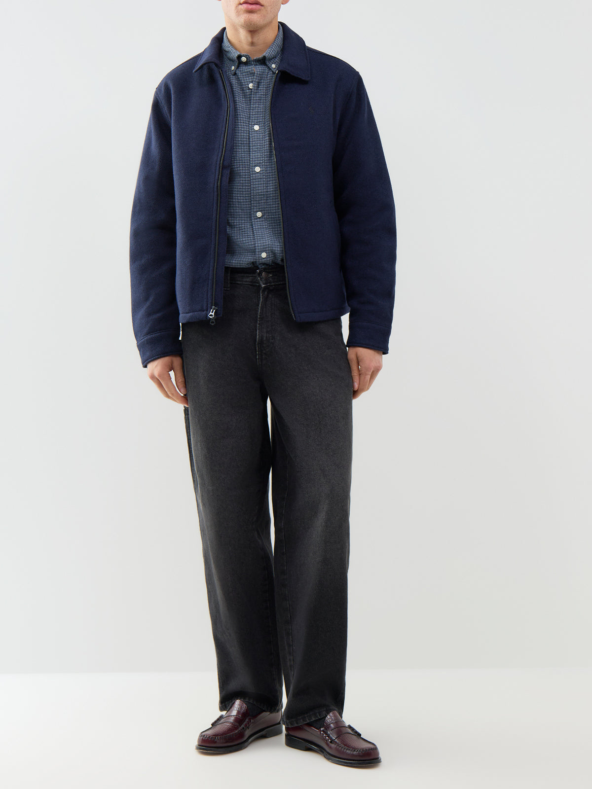 Blustanley 100% Cotton Flannel Long Sleeve Shirt