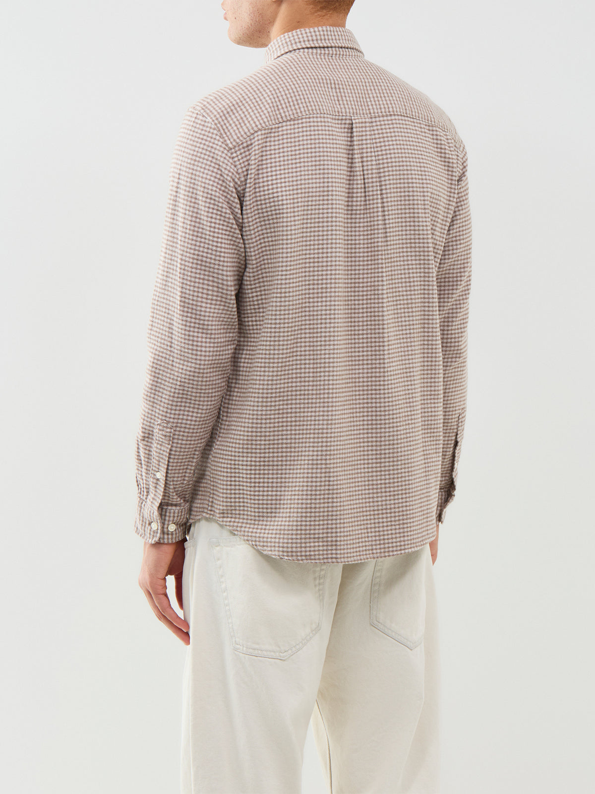 Blustanley 100% Cotton Flannel Long Sleeve Shirt
