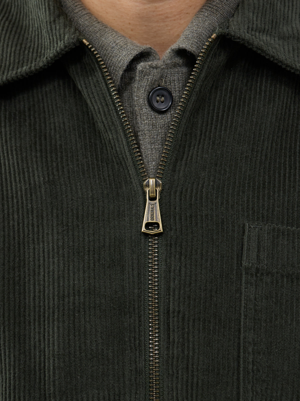 Toronto 100% Cotton Corduroy Zip Overshirt
